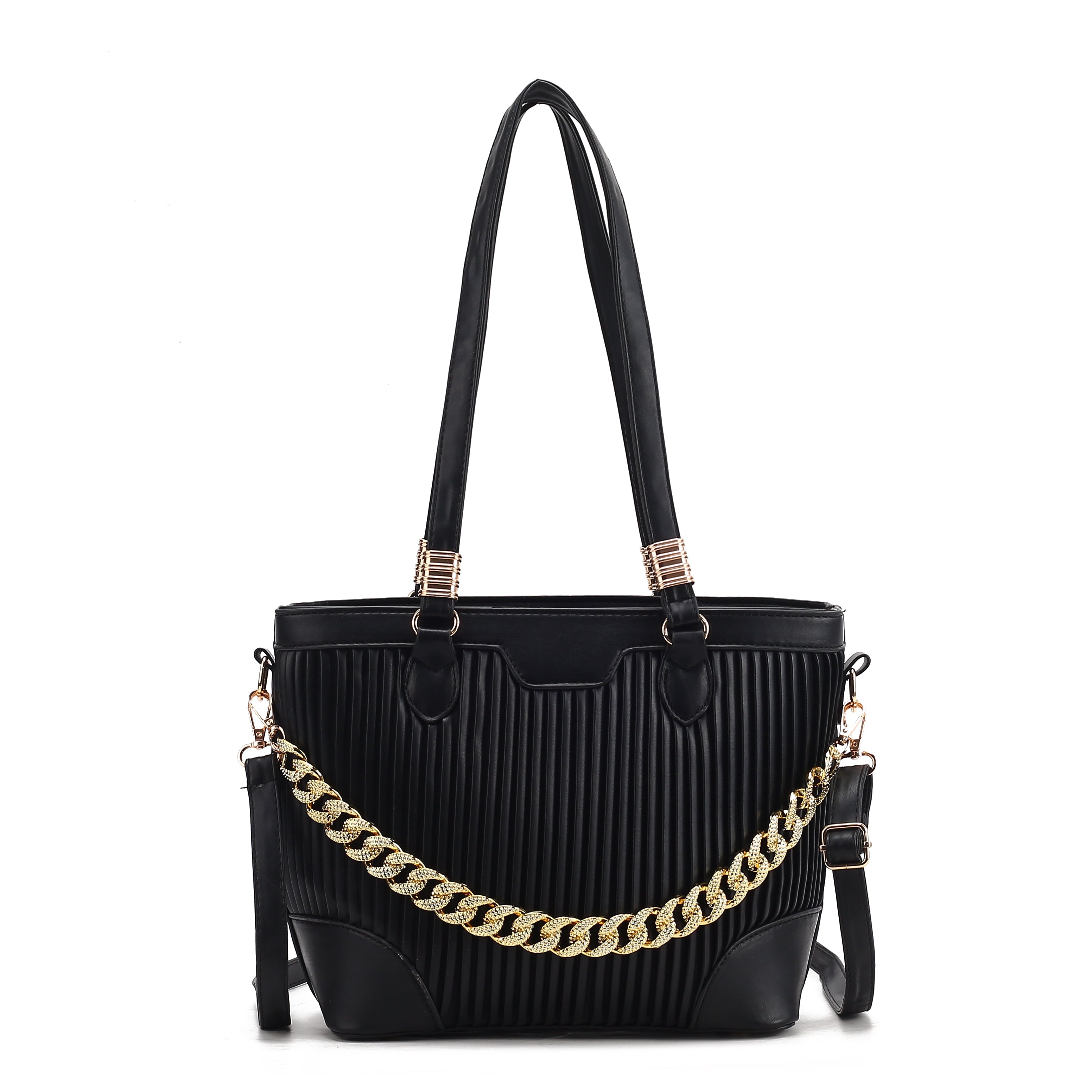 Stylish Pleated Tote Bag