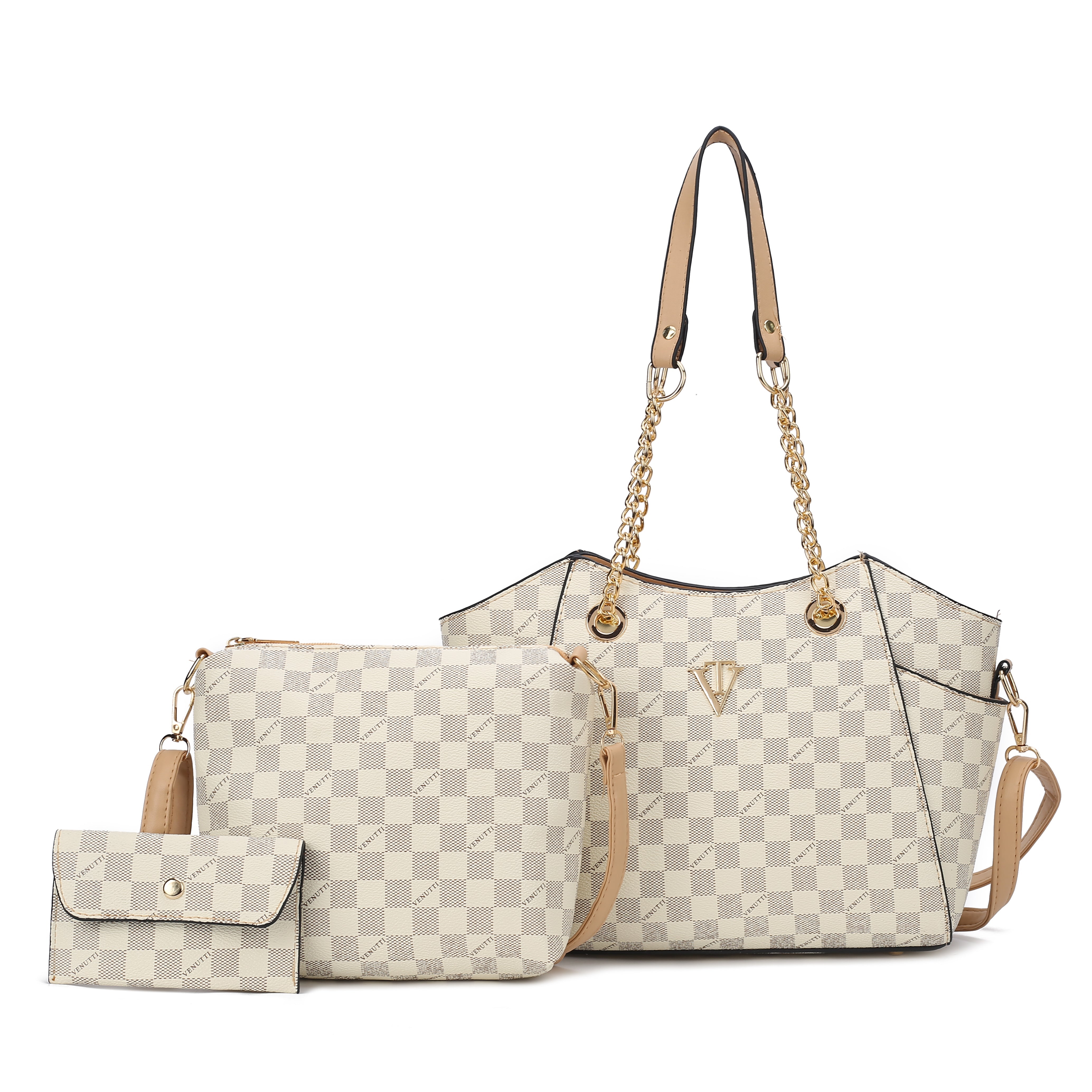 Checker Charm 3pcs Combo Bag