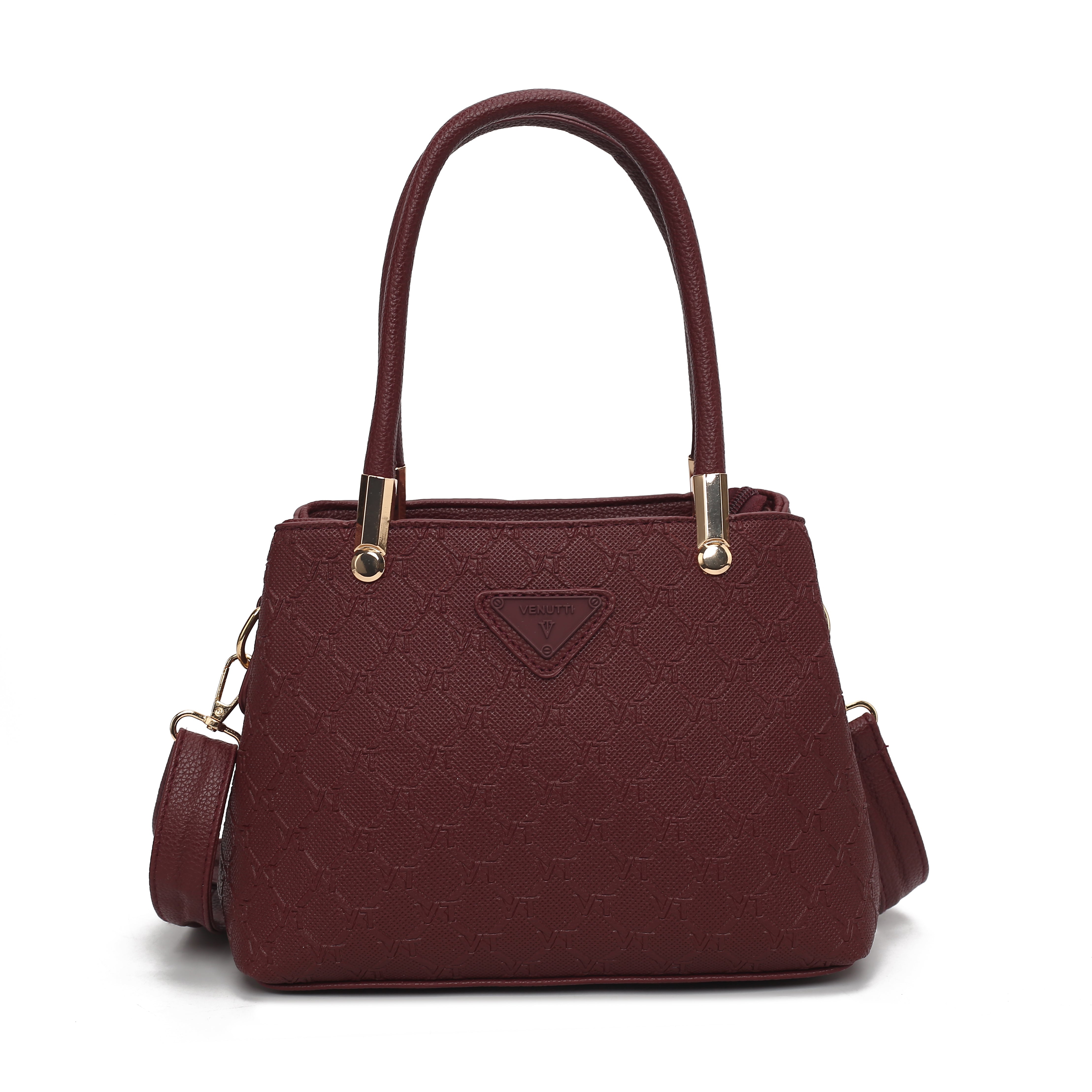 DOUBLE COMPARTMENT HEXAGON BAG