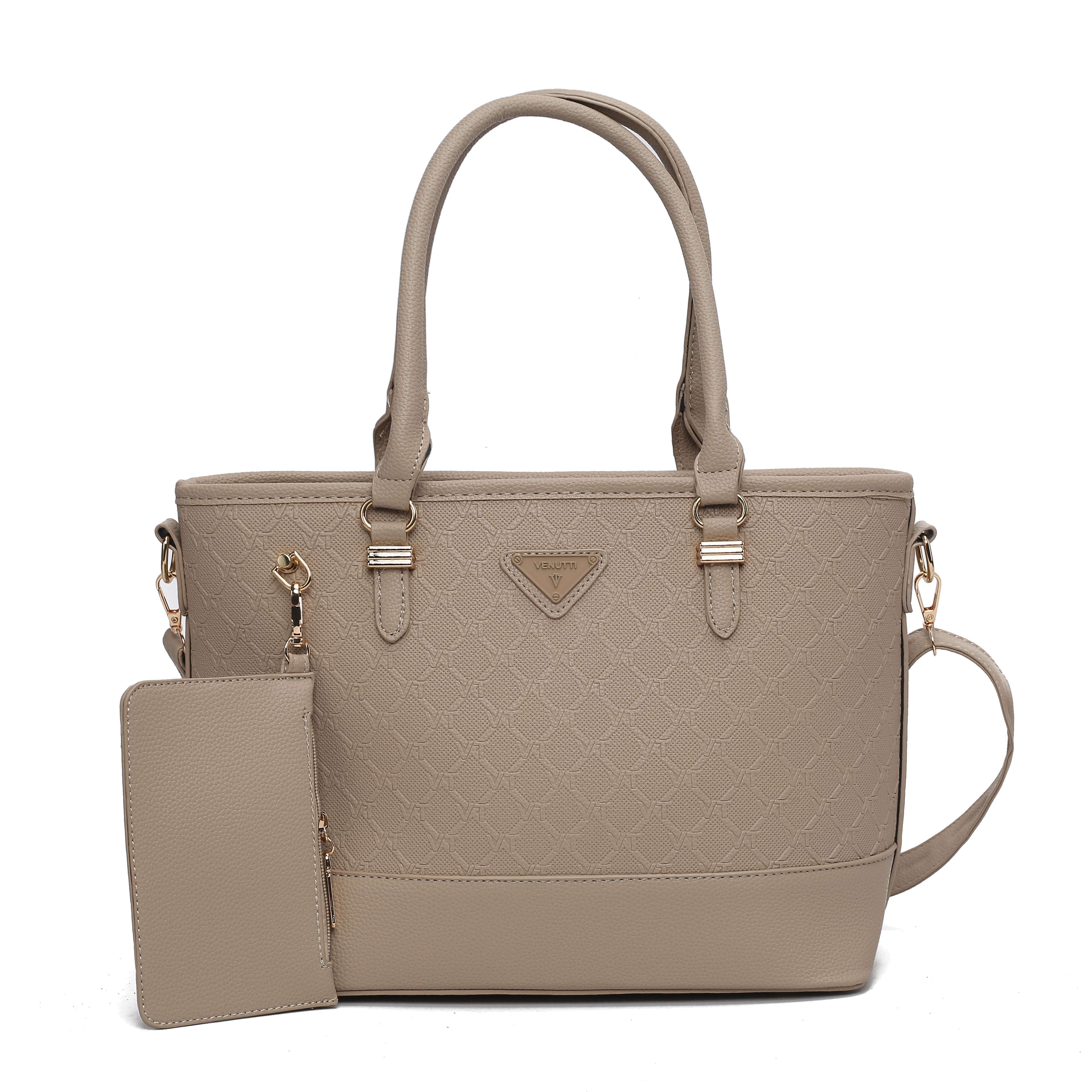 HEXAGON EMBOSSED STYLISH HANDBAG