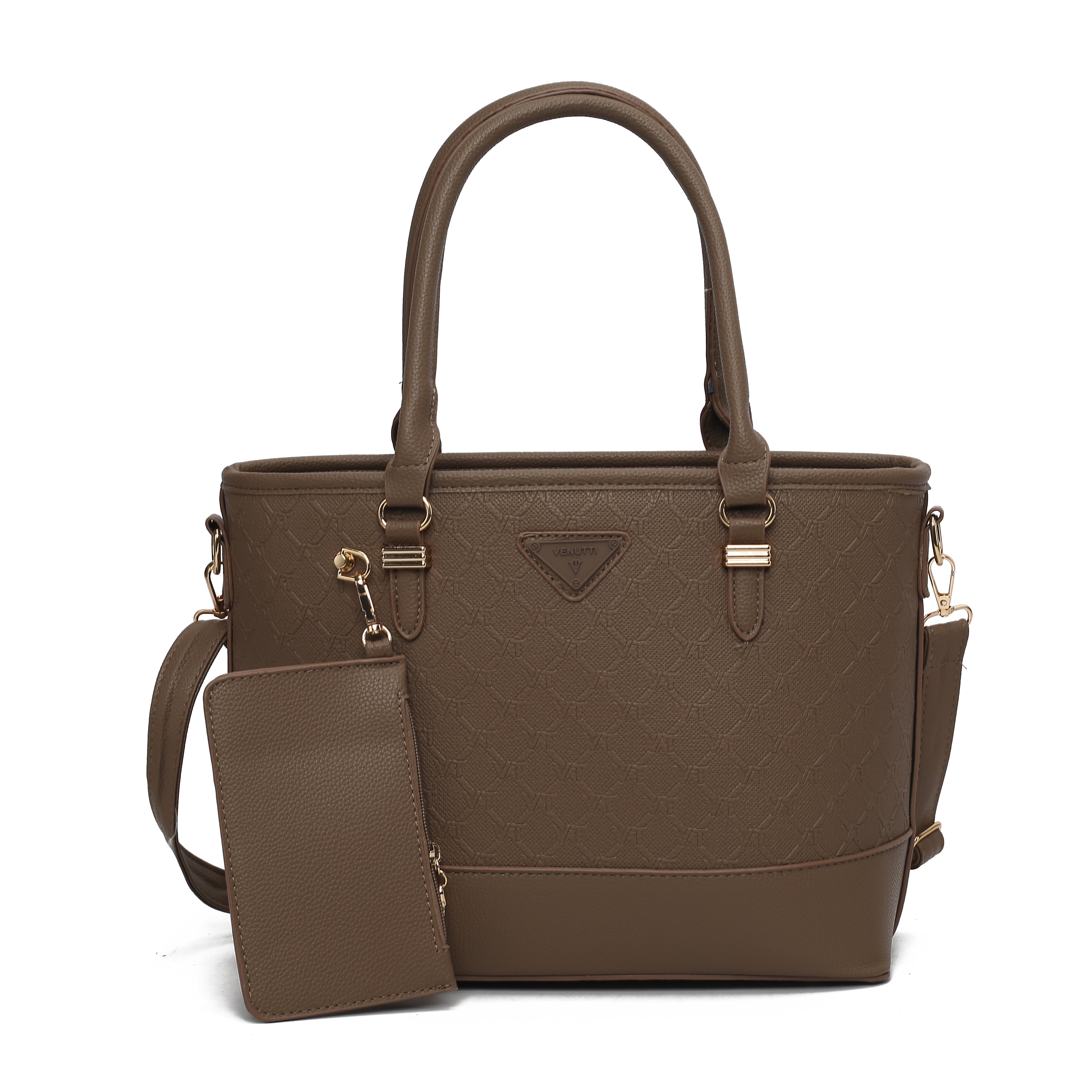 HEXAGON EMBOSSED STYLISH HANDBAG