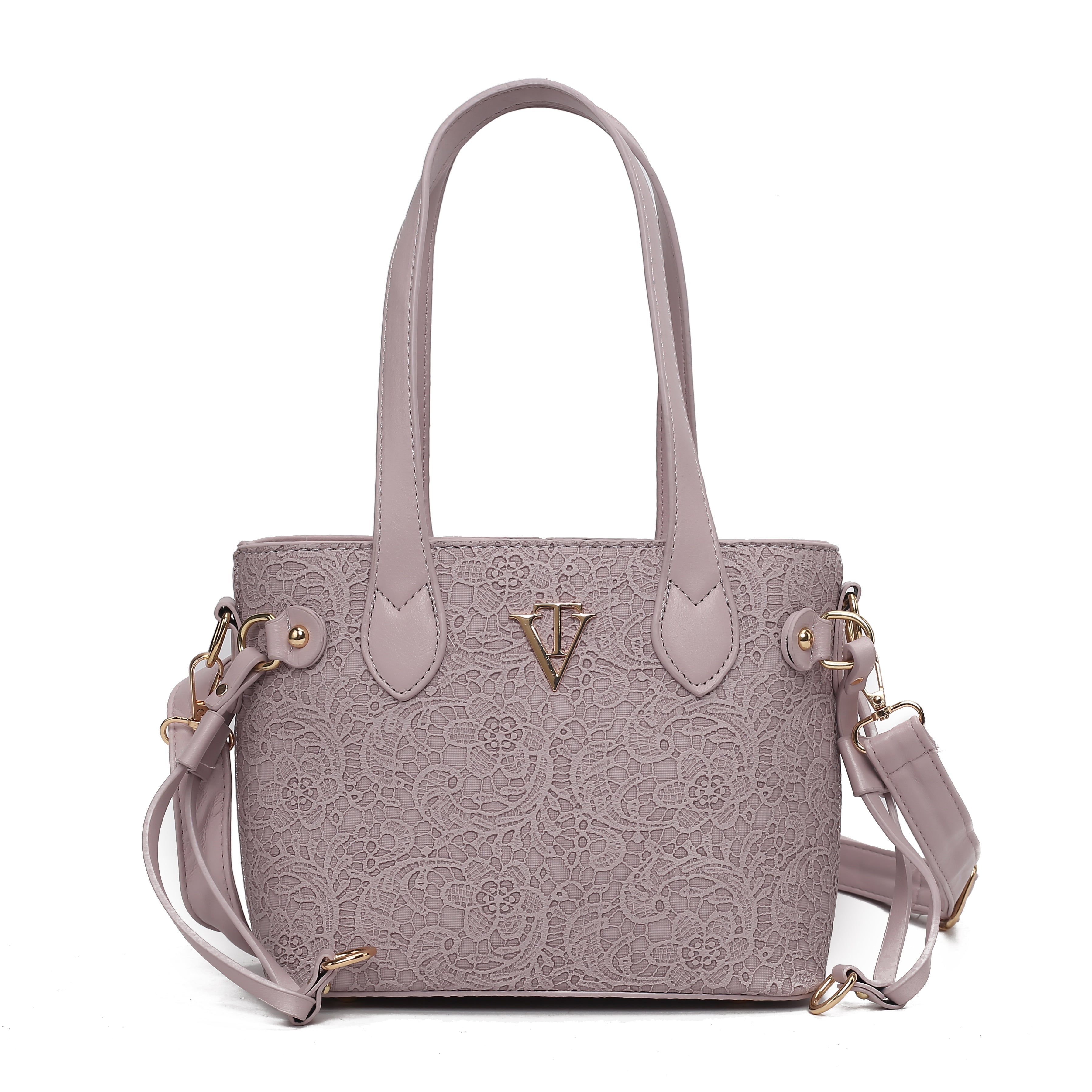 SMALL PASTEL LACE FLOW TOTEBAG