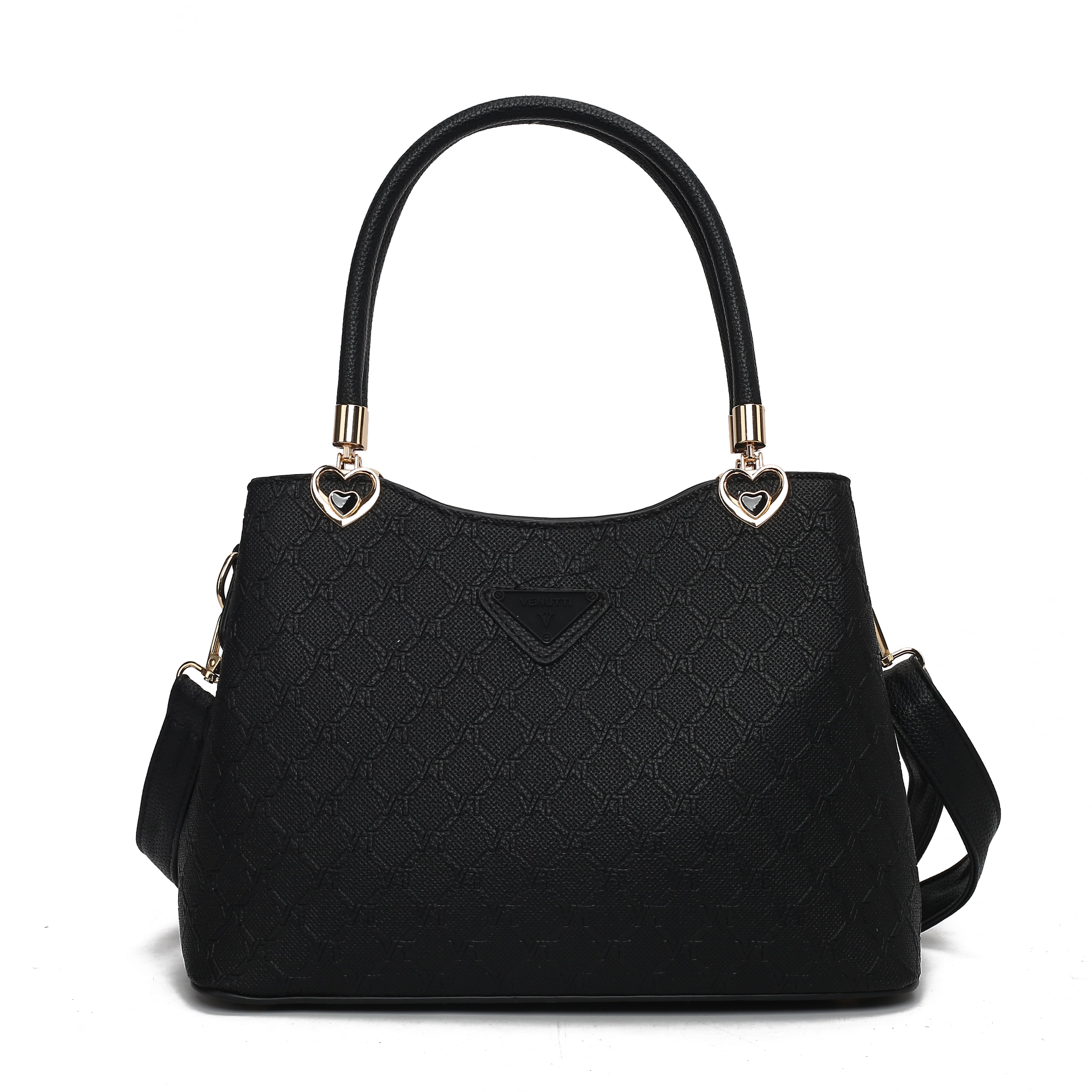 HEART DOUBLE COMPARTMENT HEXAGON BAG