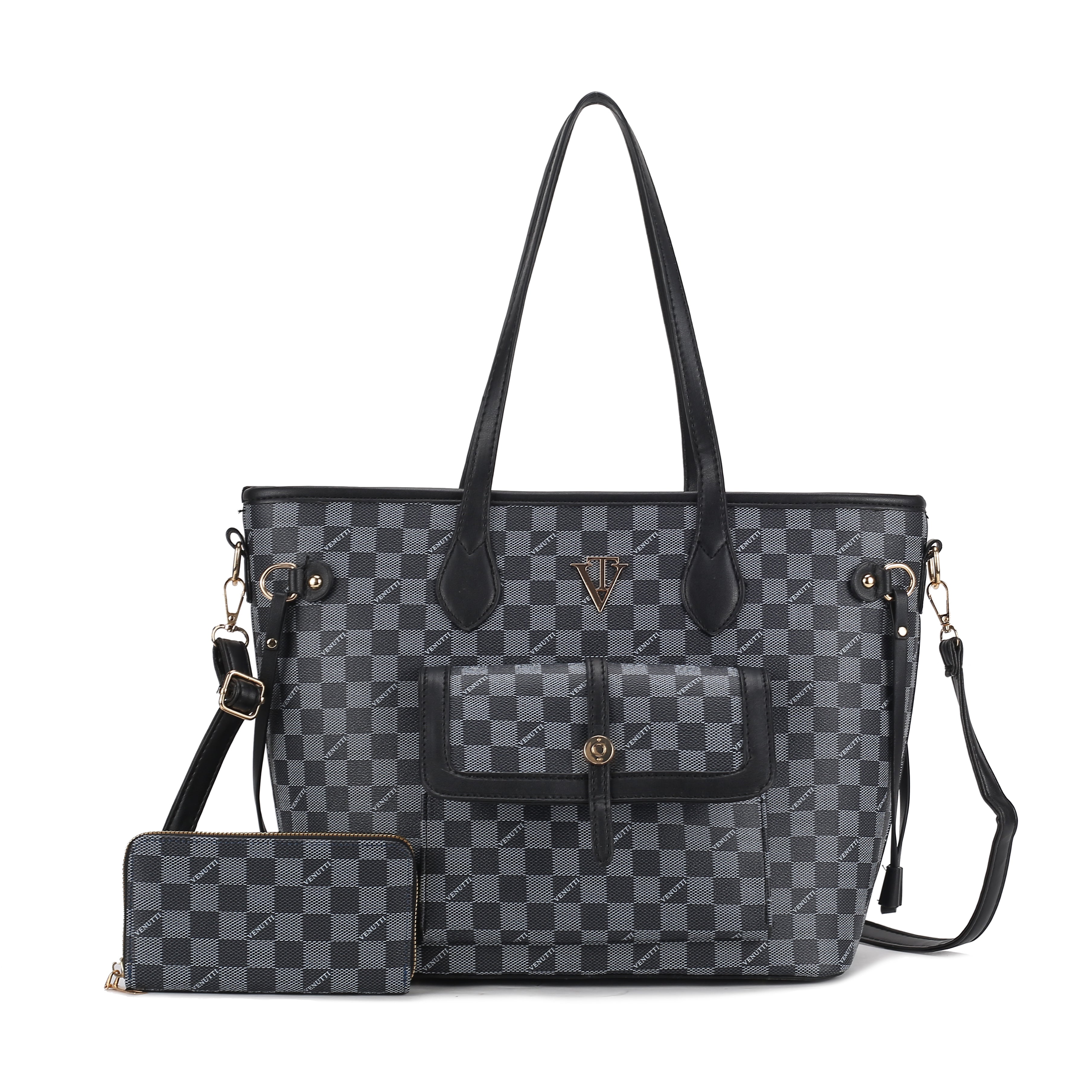 Monogram Everfull Tote Bag with Wallet