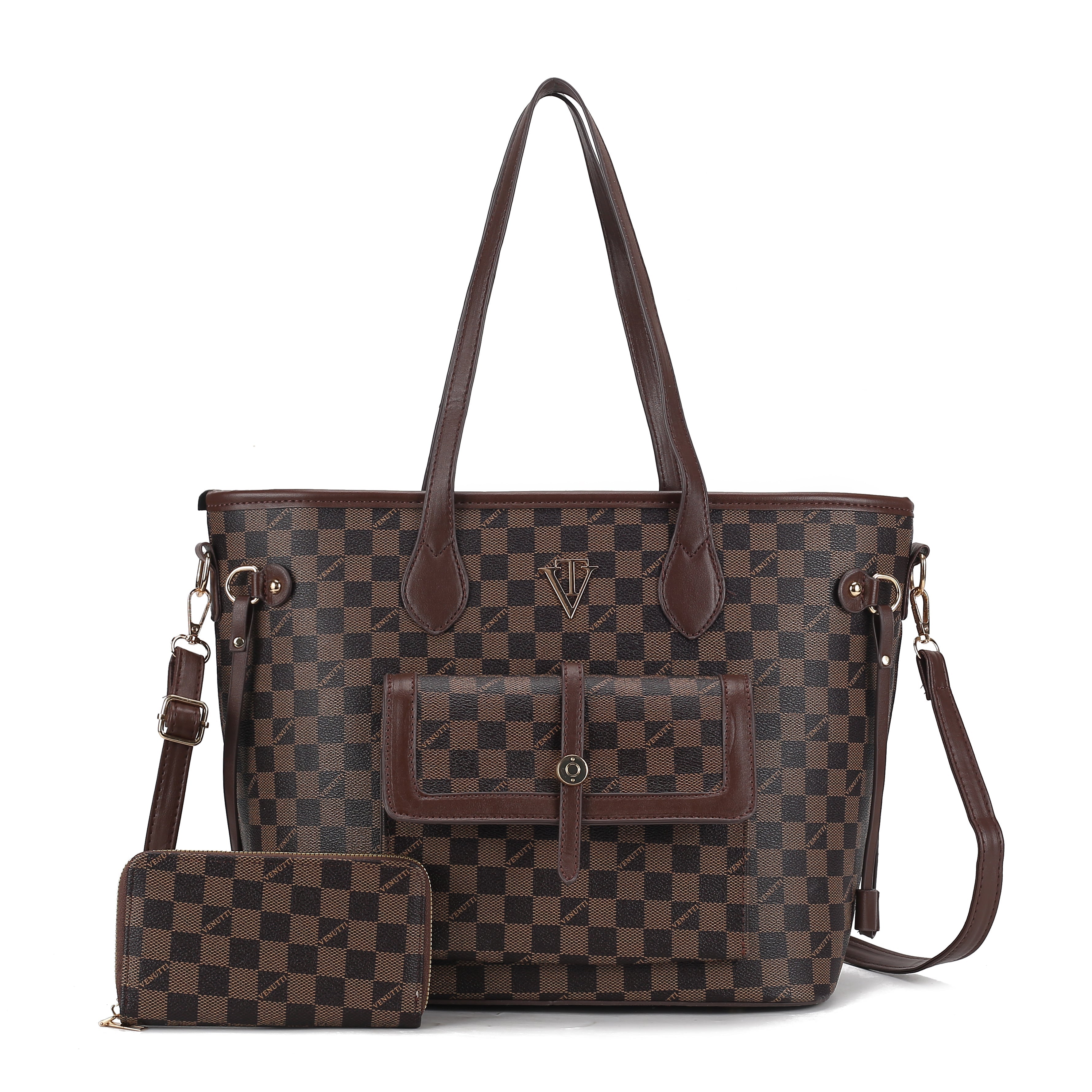 Monogram Everfull Tote Bag with Wallet