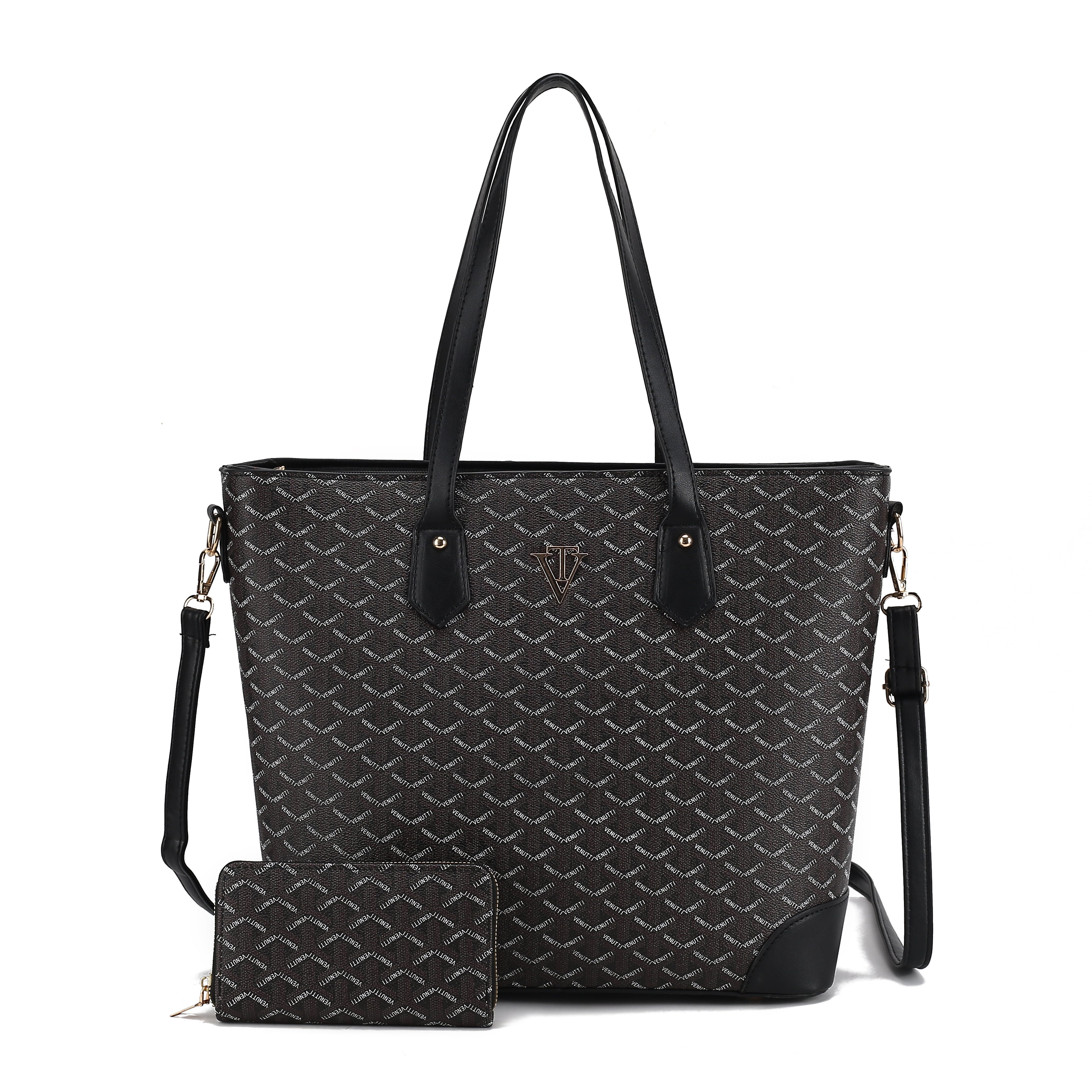 Tall TriPrint Tote Bag with wallet