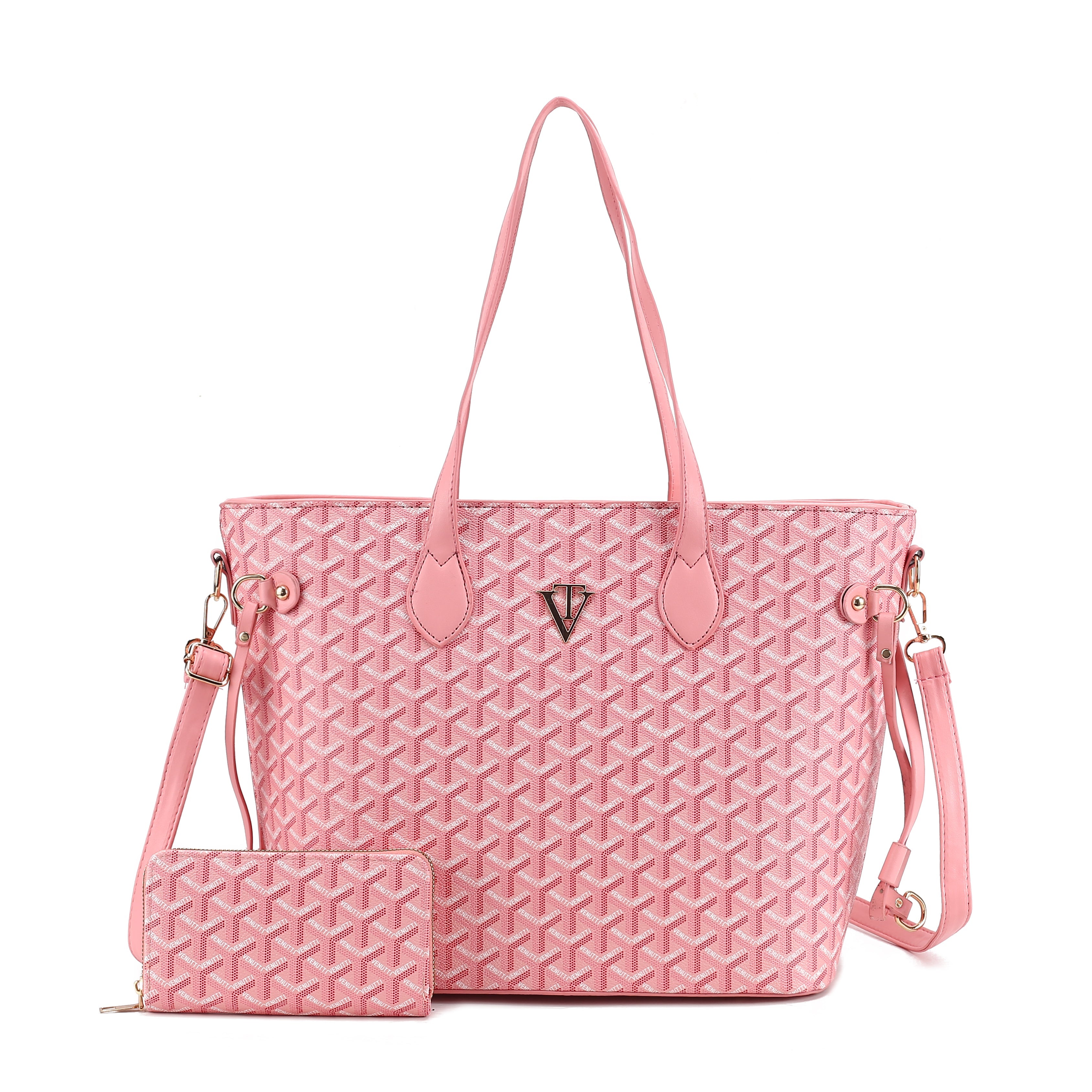 Everfull TriPrint  Tote Bag with wallet