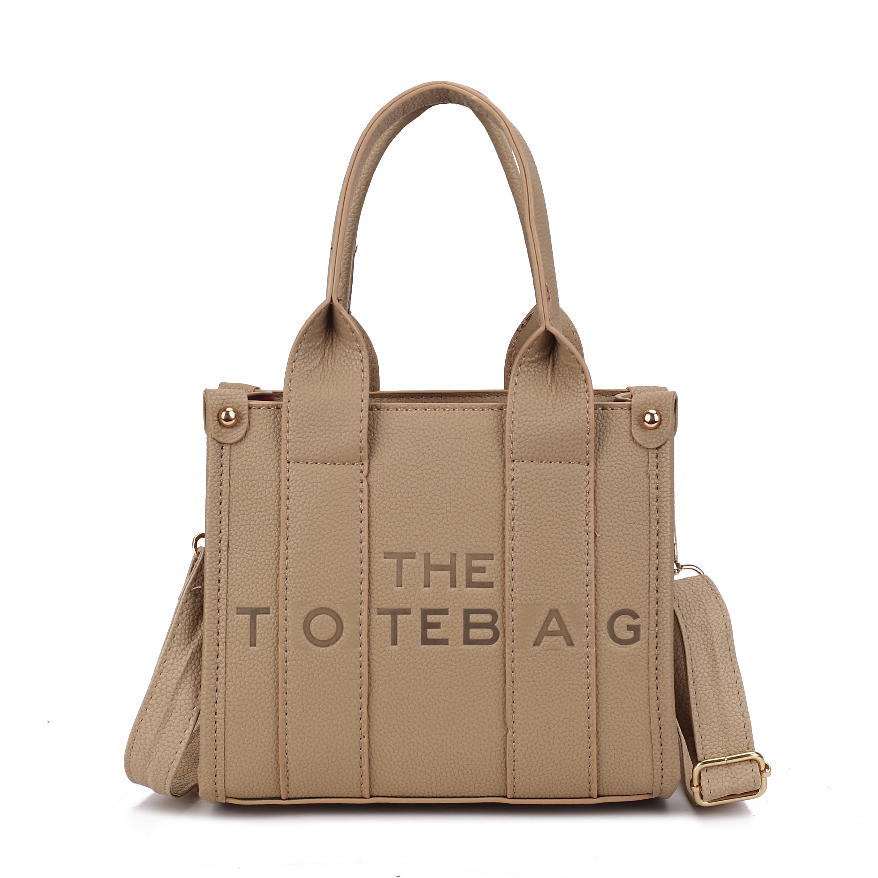 SMALL EMBOSSED THE TOTE BAG