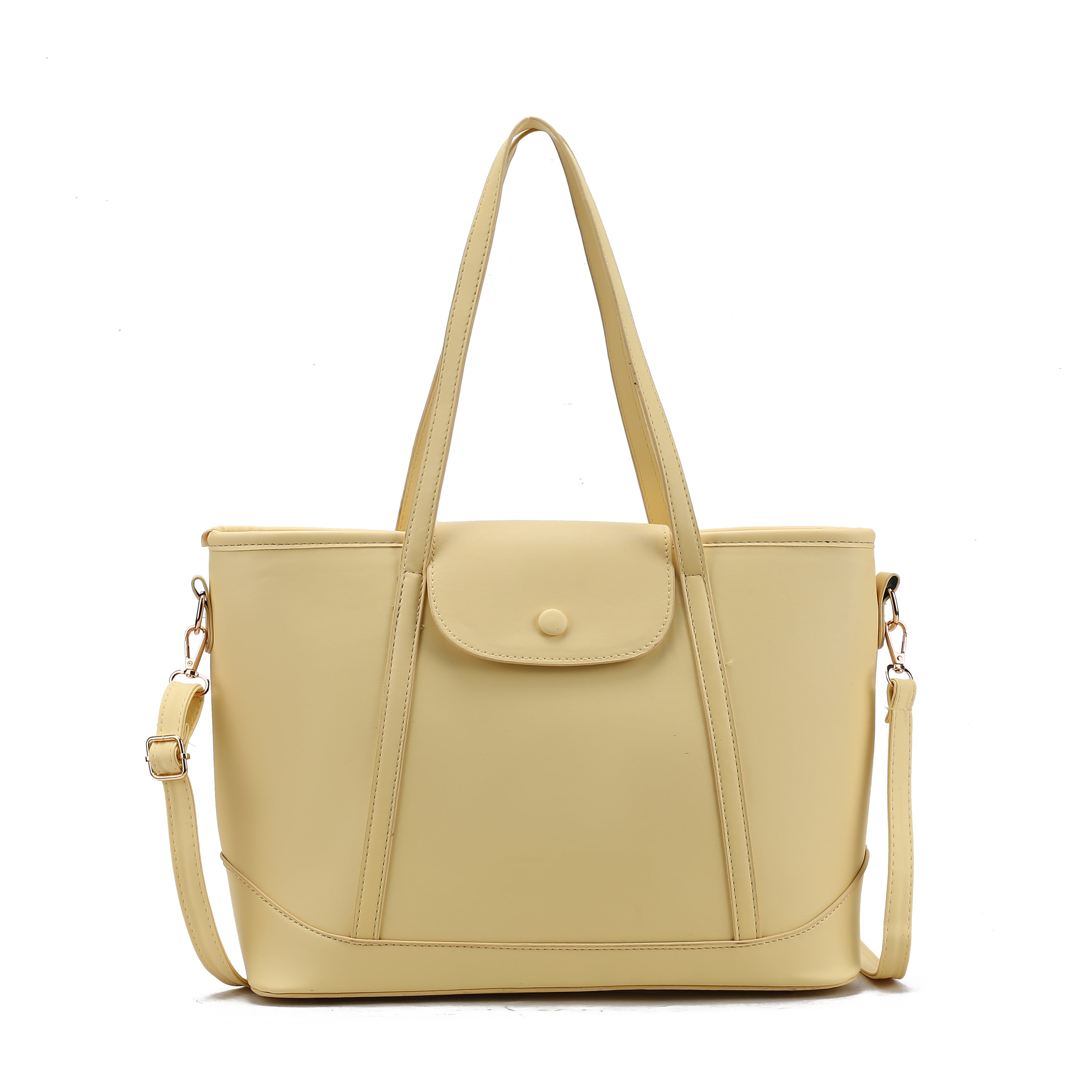 Posh Leather Tote Bag