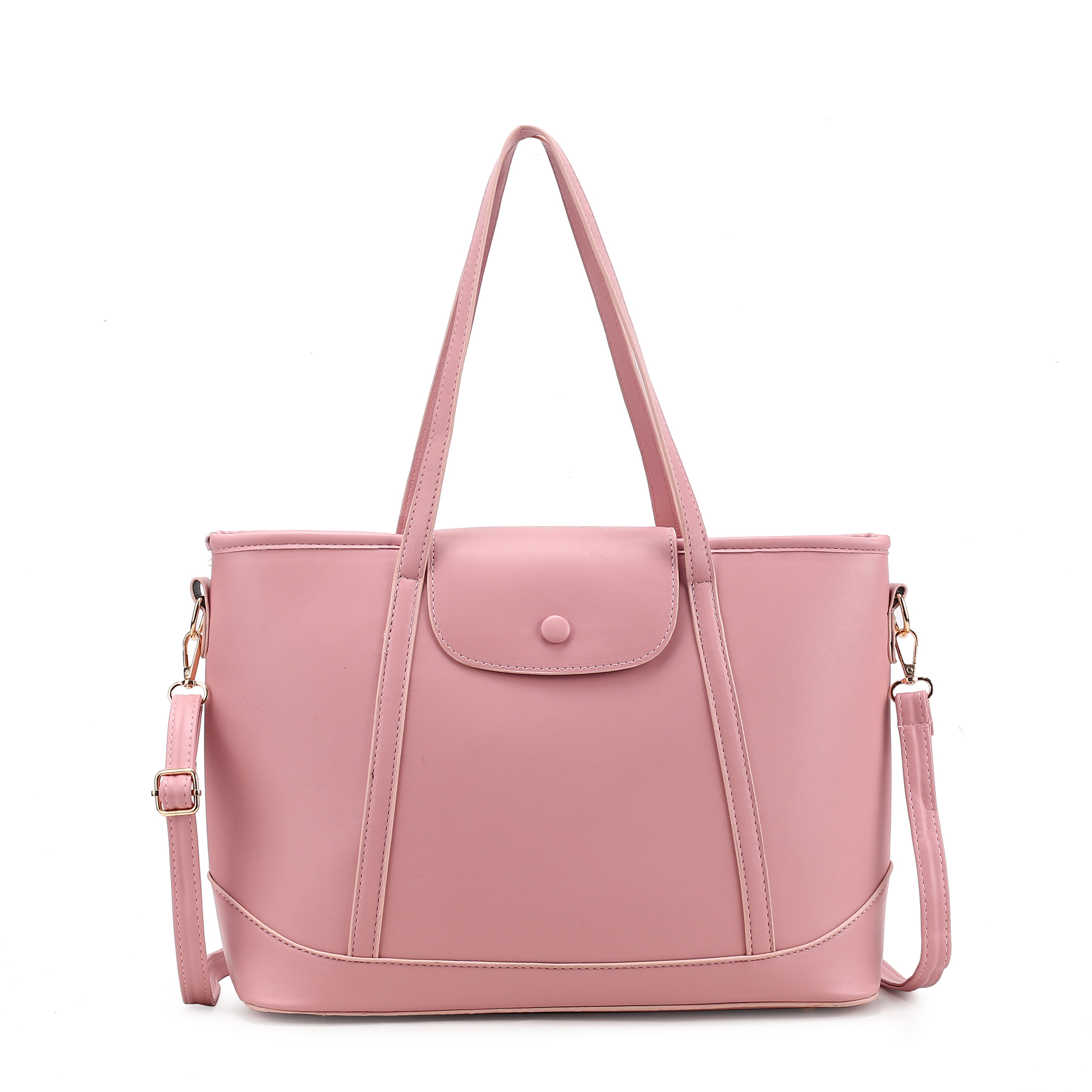 Posh Leather Tote Bag