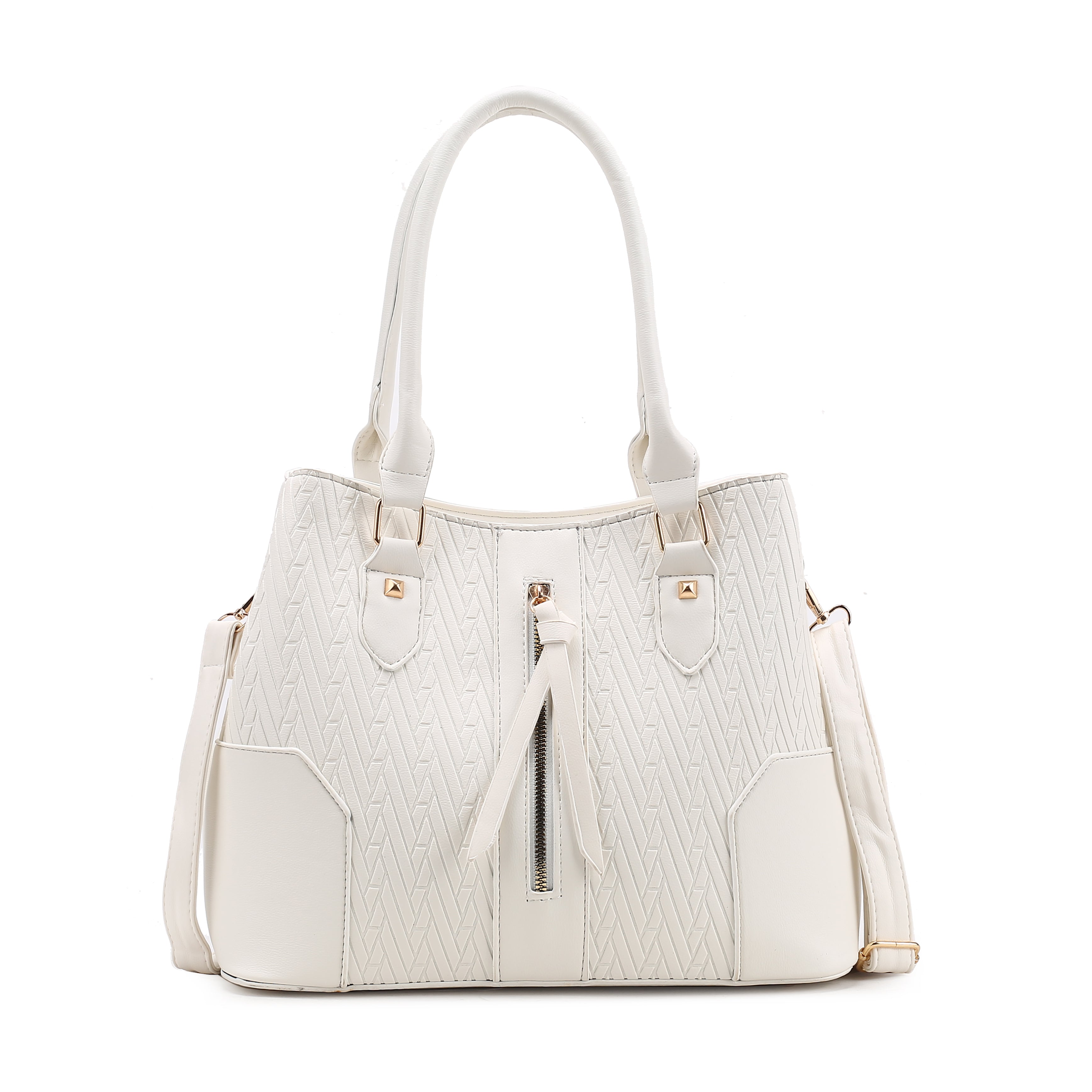 Embossed Zip Style Tote Bag