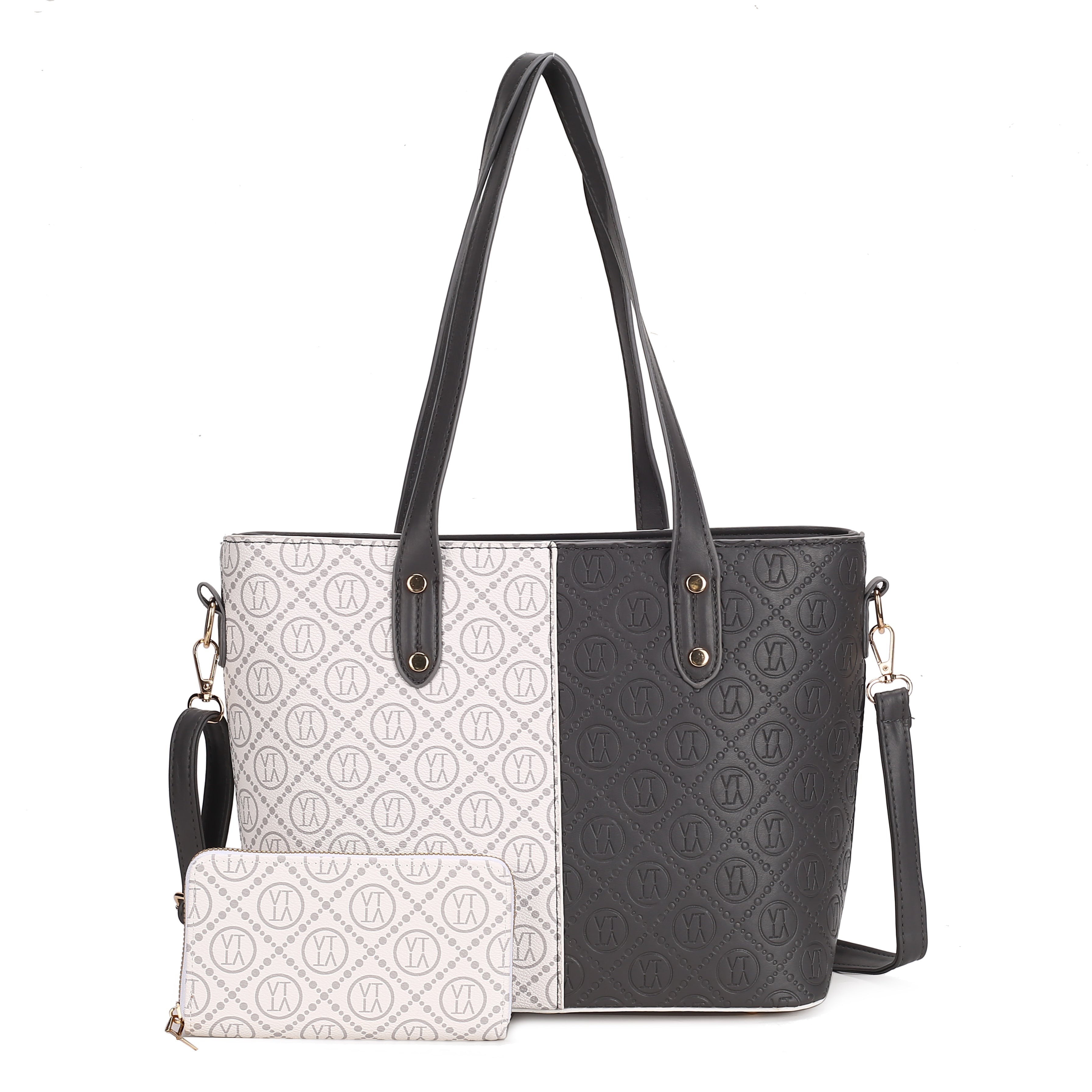 DoubleShade Tote Bag With Wallet