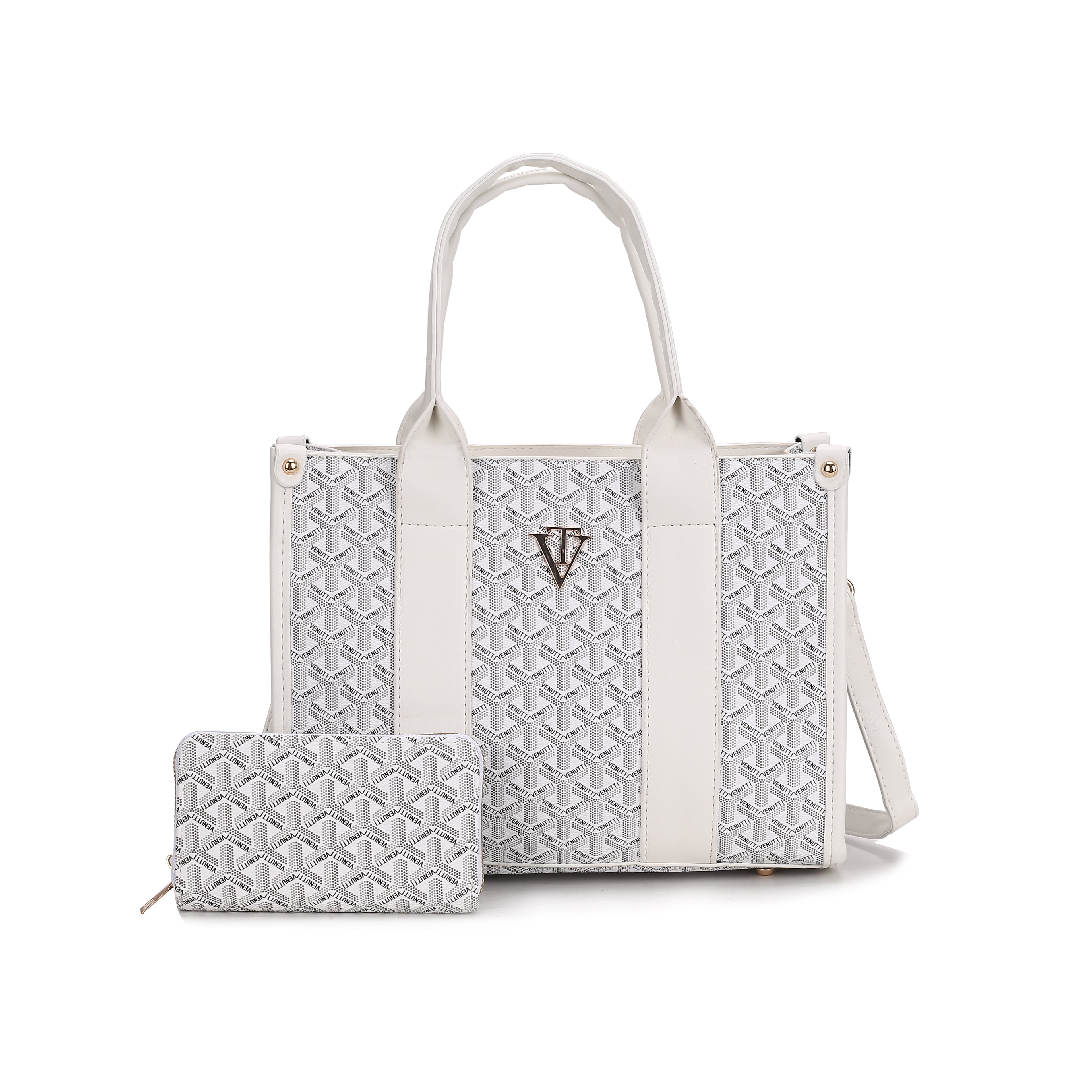 Medium TriPrint Tote Bag with wallet