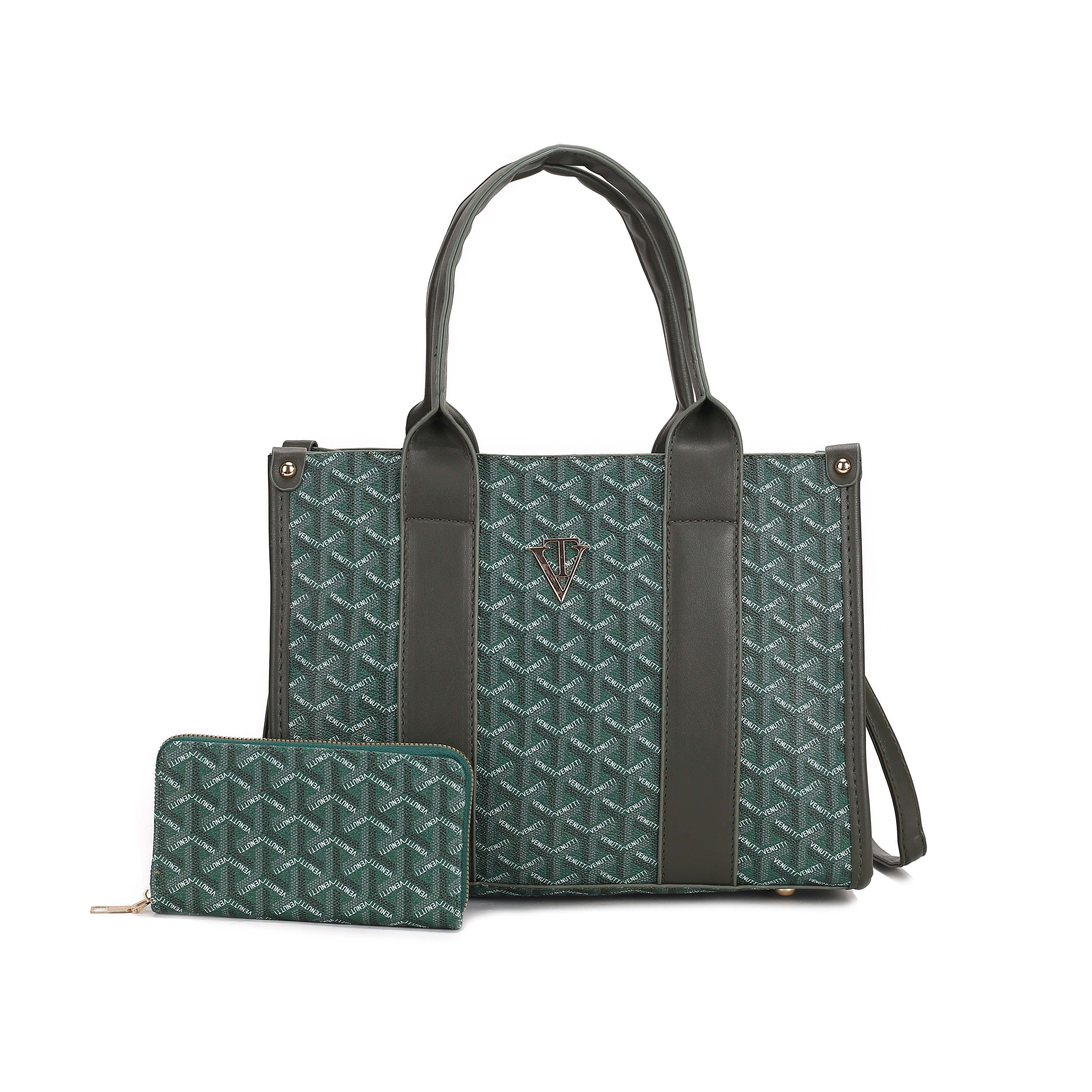 Medium TriPrint Tote Bag with wallet