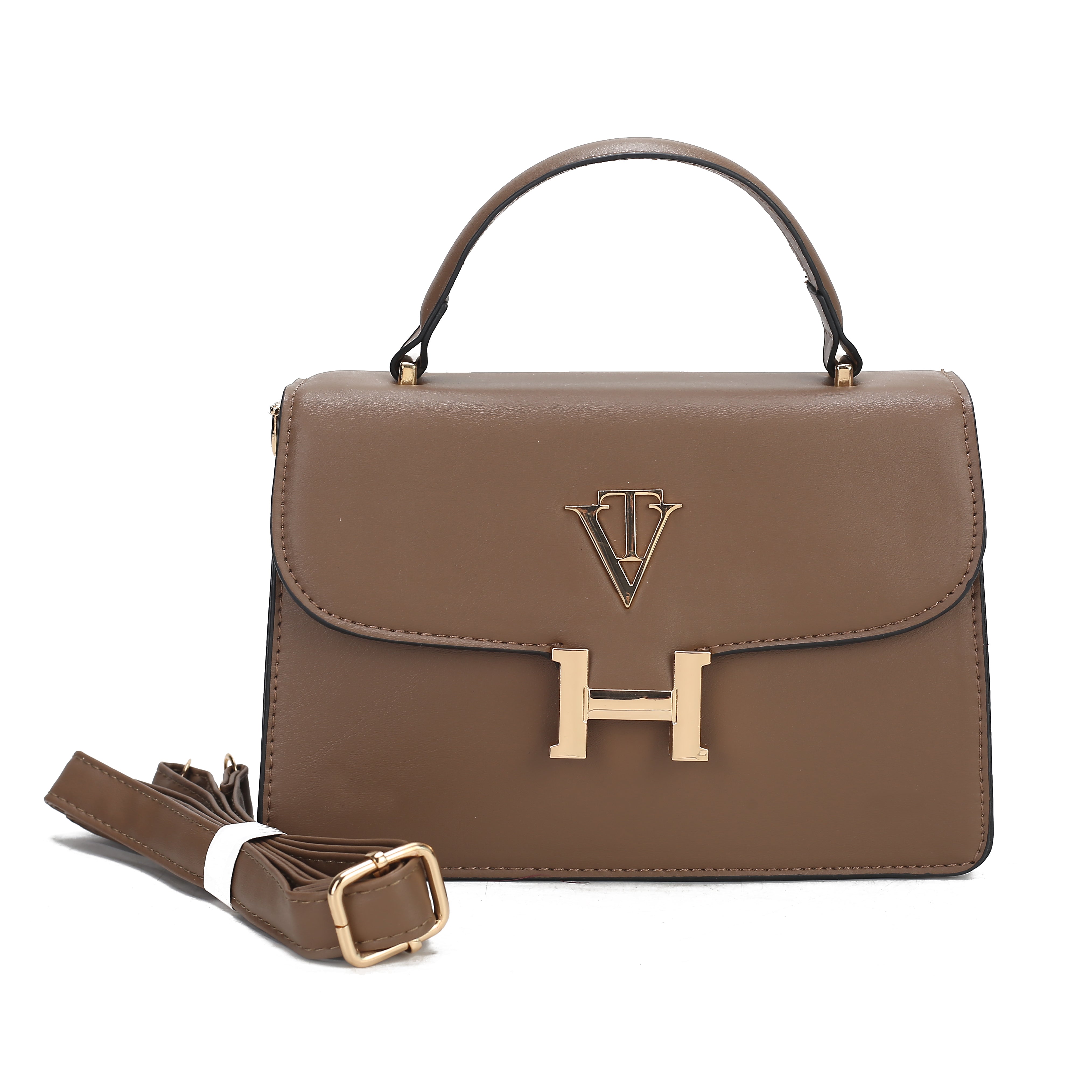 Venutti Classic H-Lock Flap Bag