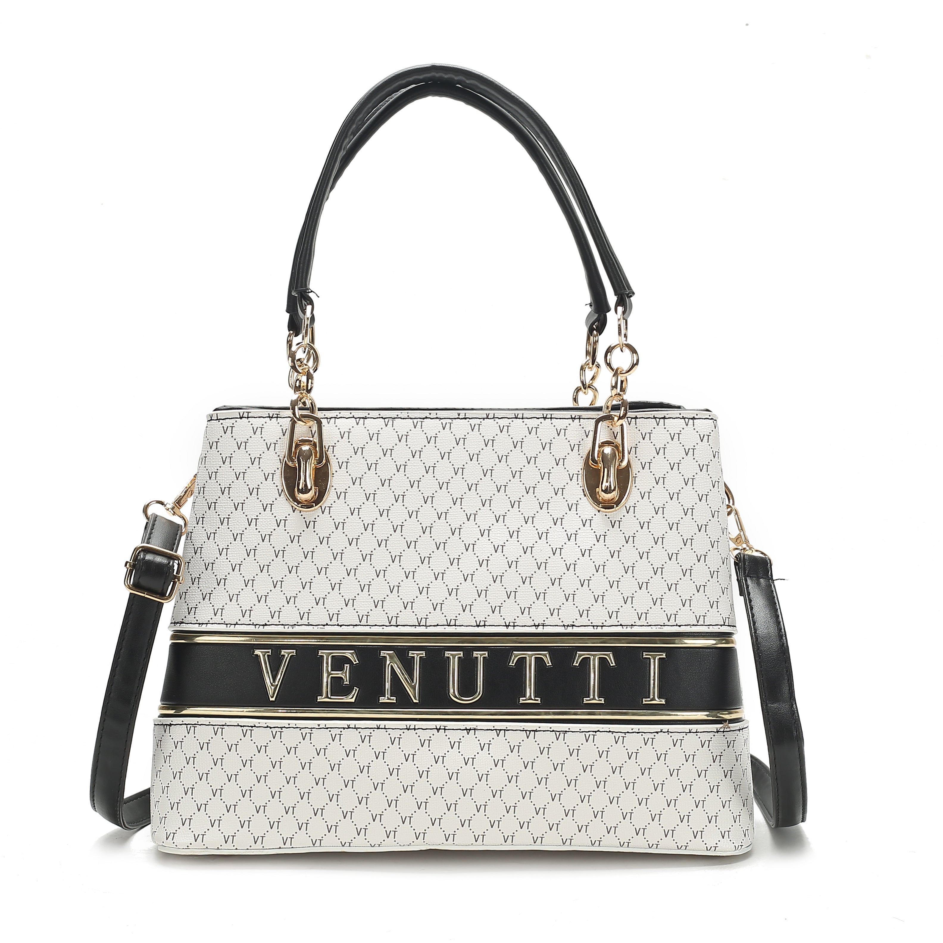 VT White Monogram Handbag