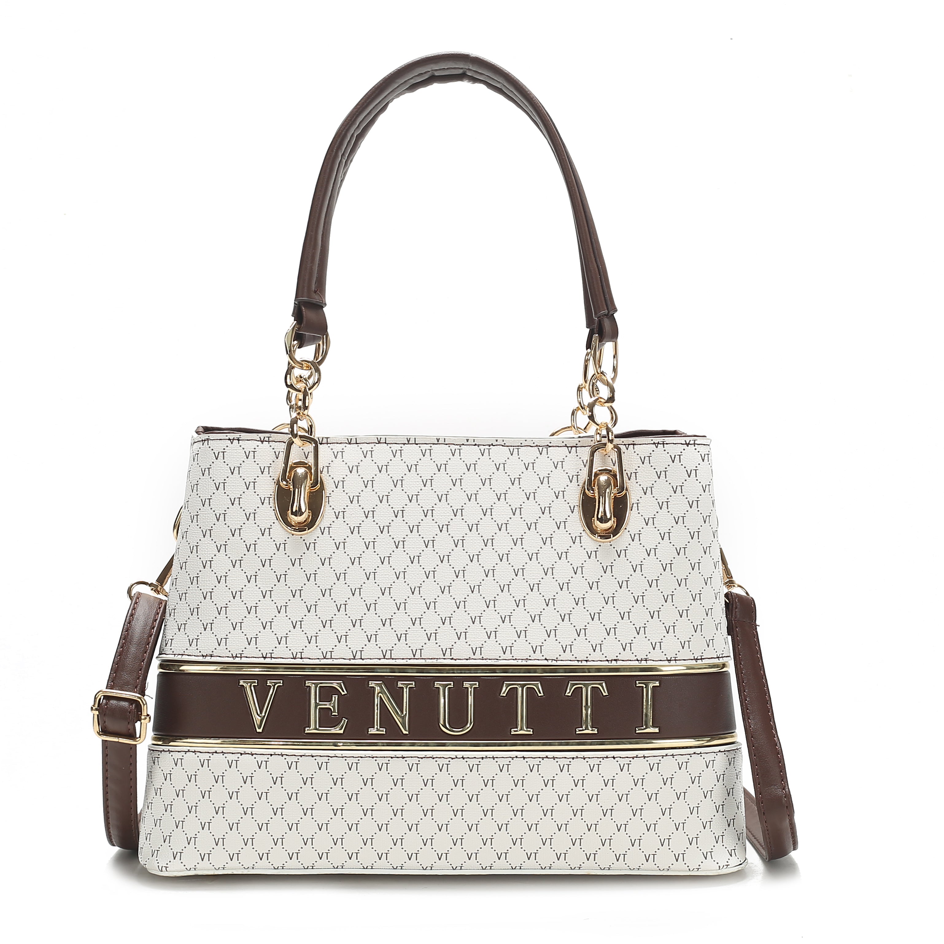 VT White Monogram Handbag