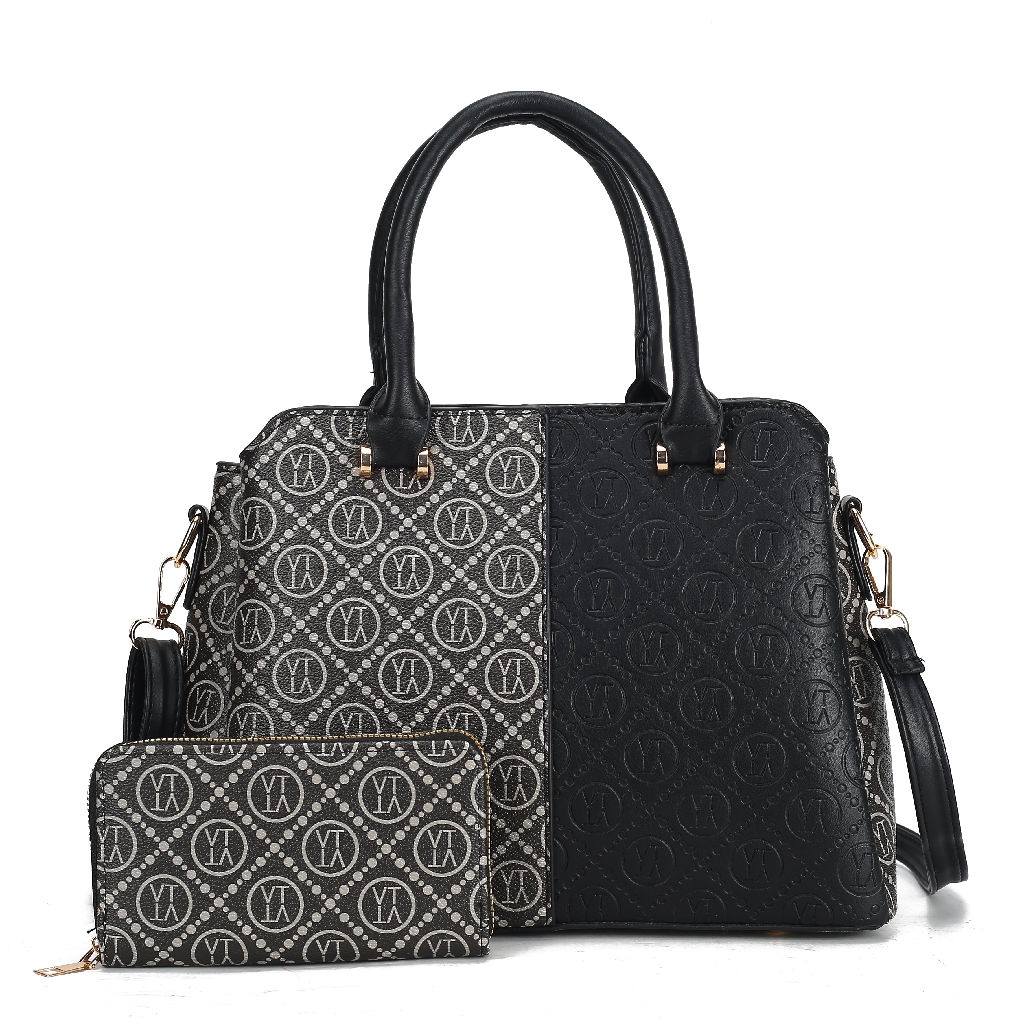 Double Shaded Handbag With Wallet