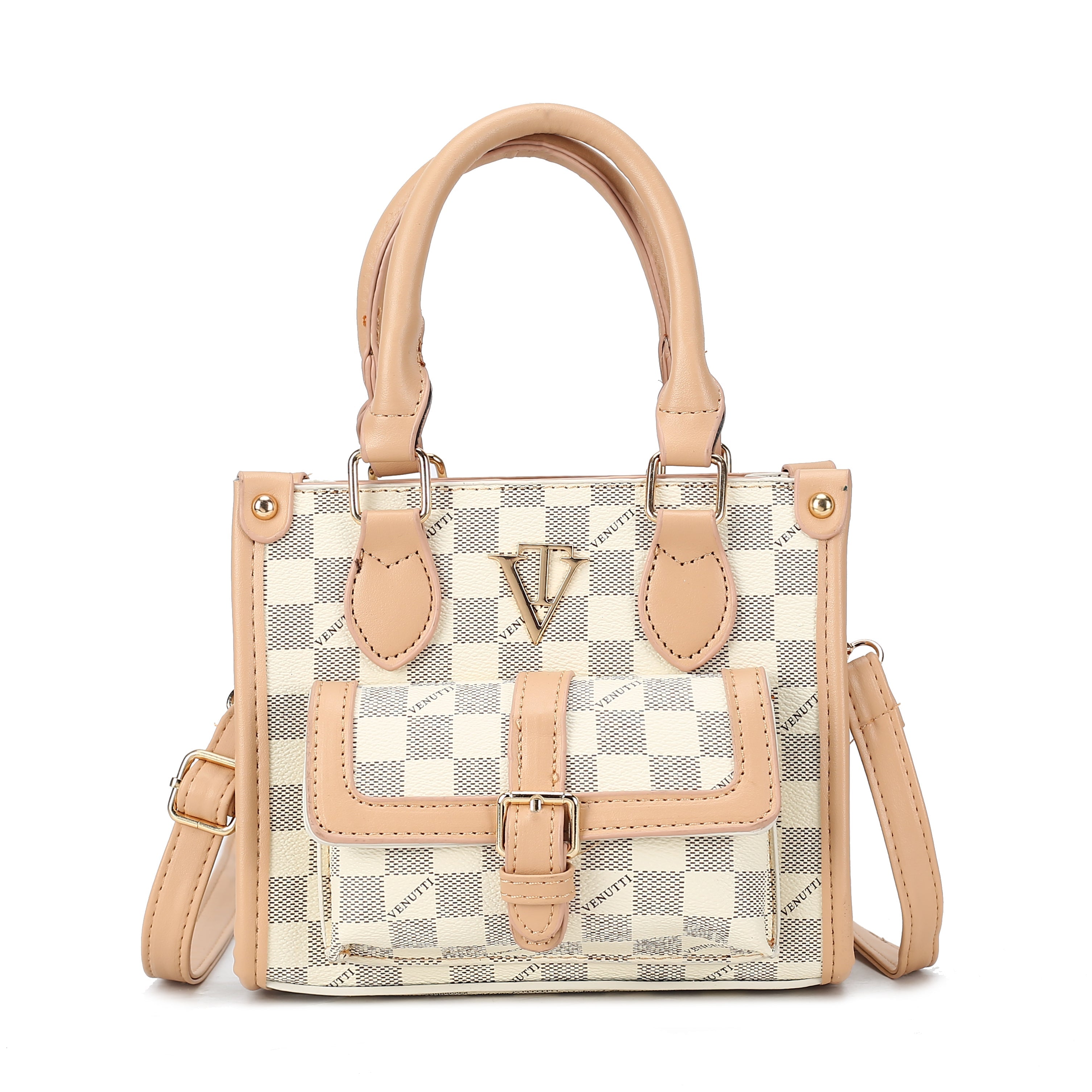 Monogram Pocket Small Tote Bag