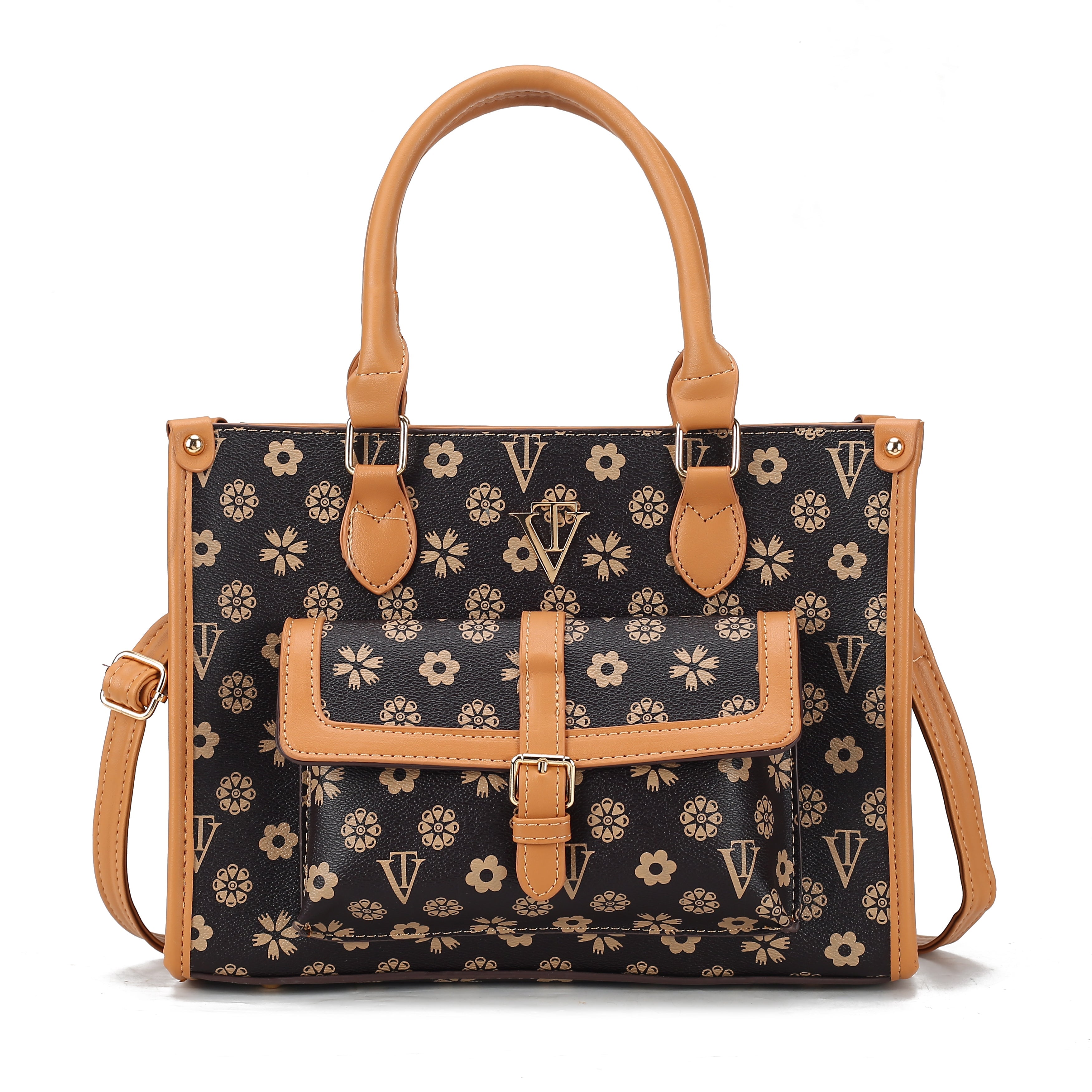 Monogram Pocket Large Tote Bag