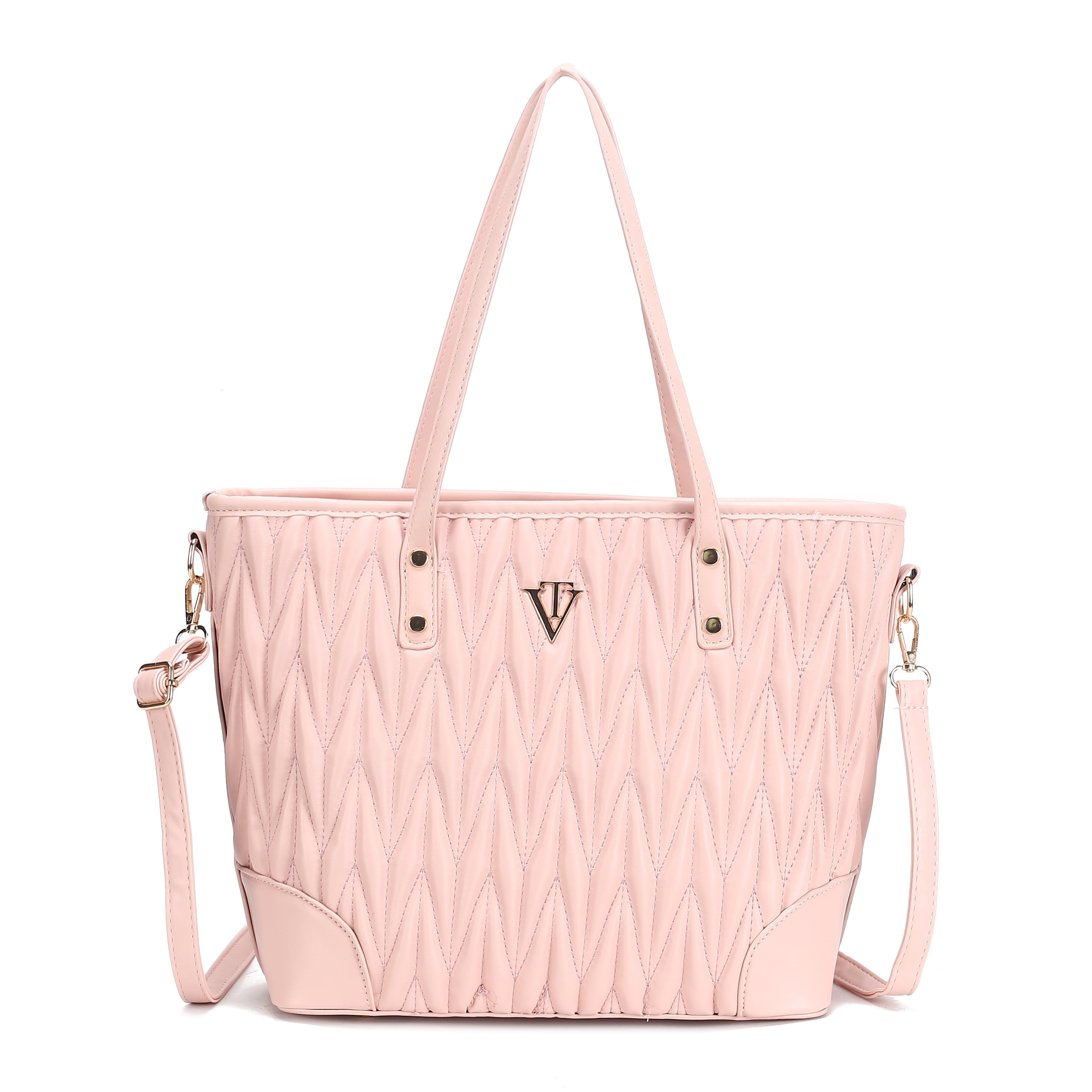Wave Embossed Tote Bag
