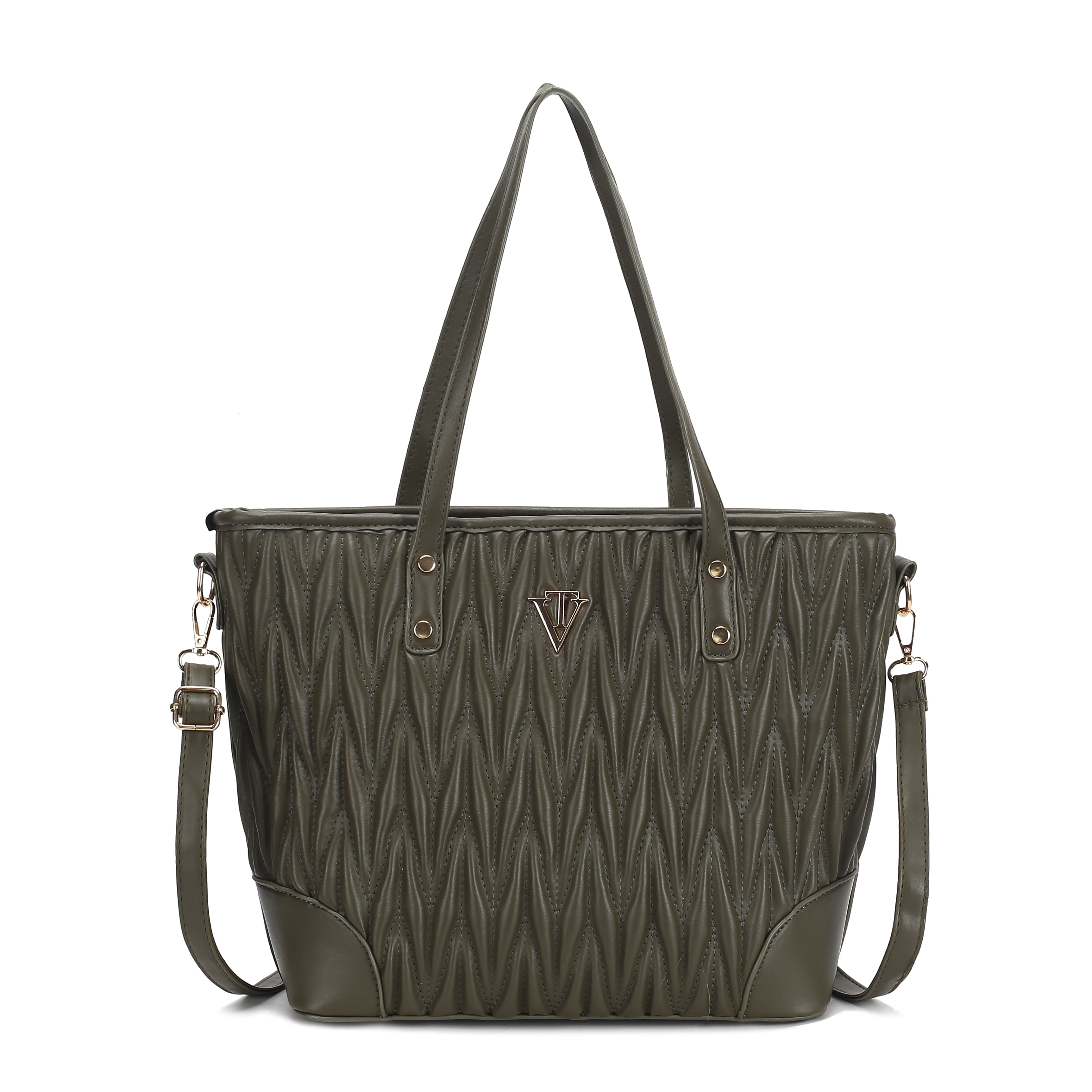 Wave Embossed Tote Bag