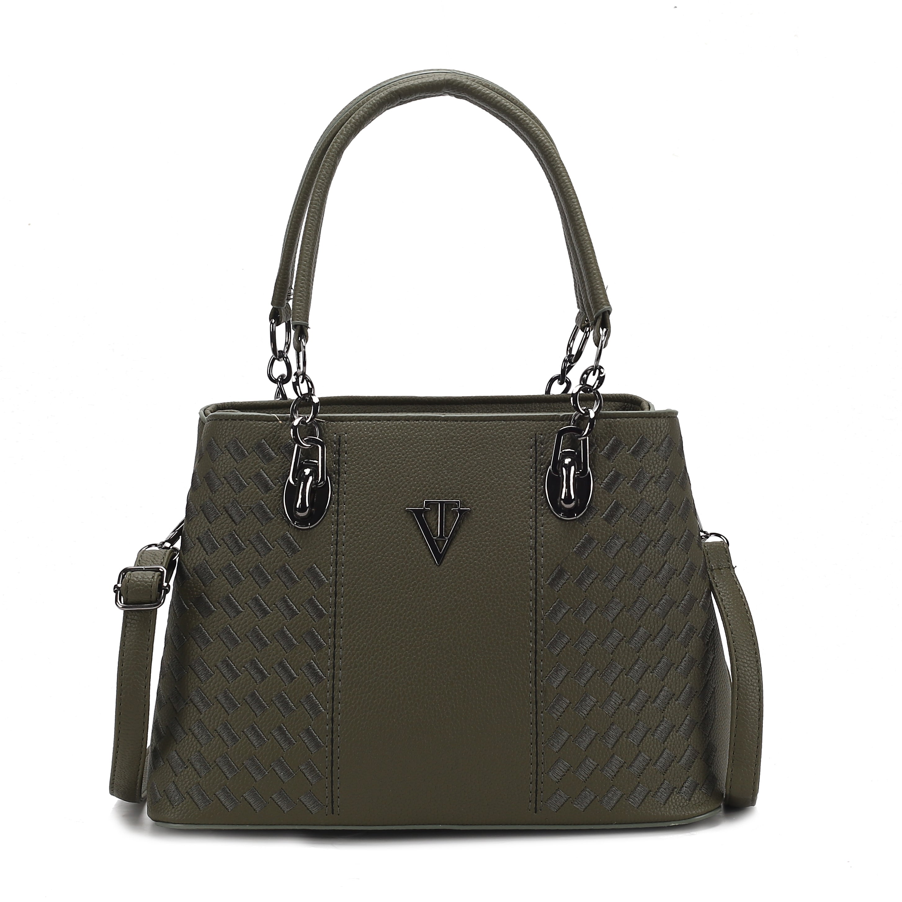 Classic Plain Double Compartment Bag