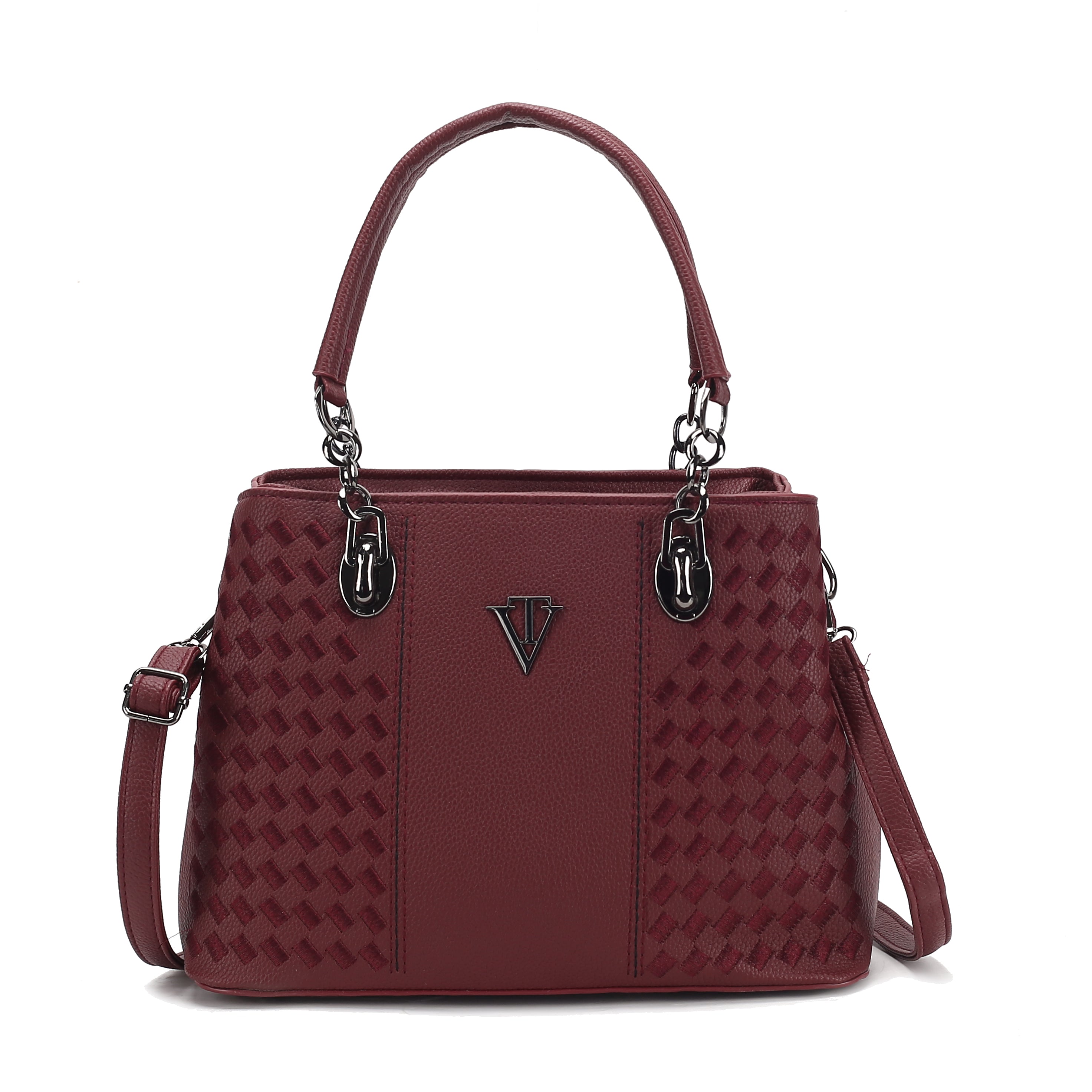 Classic Plain Double Compartment Bag