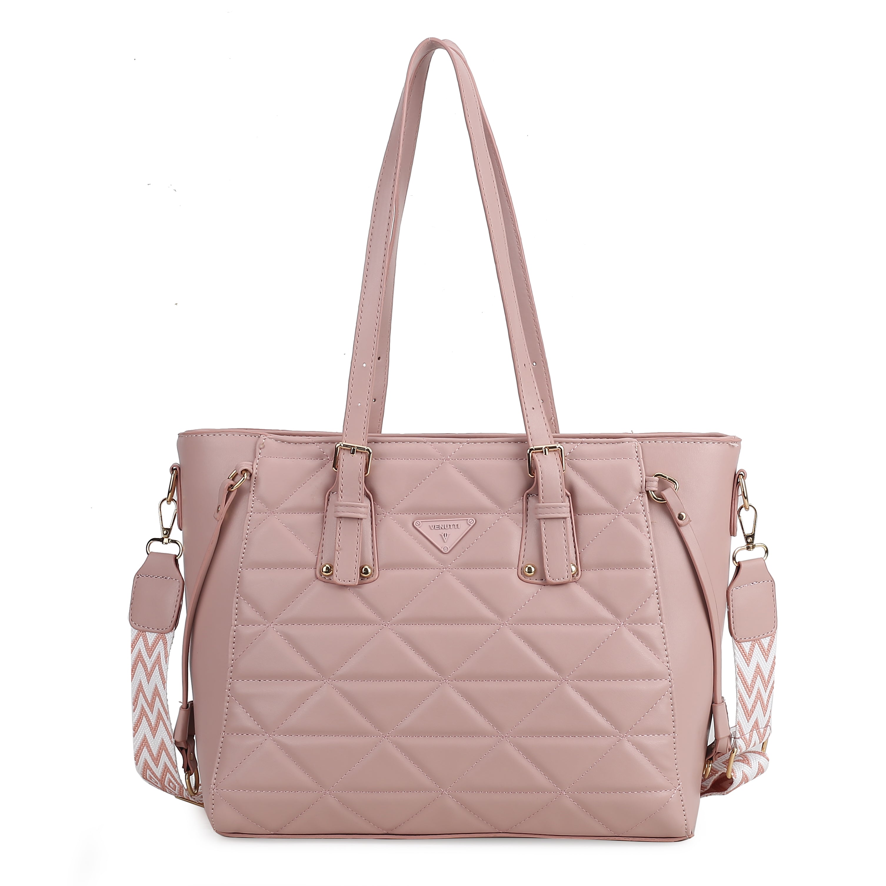 Classic Diamond Embossed Totebag