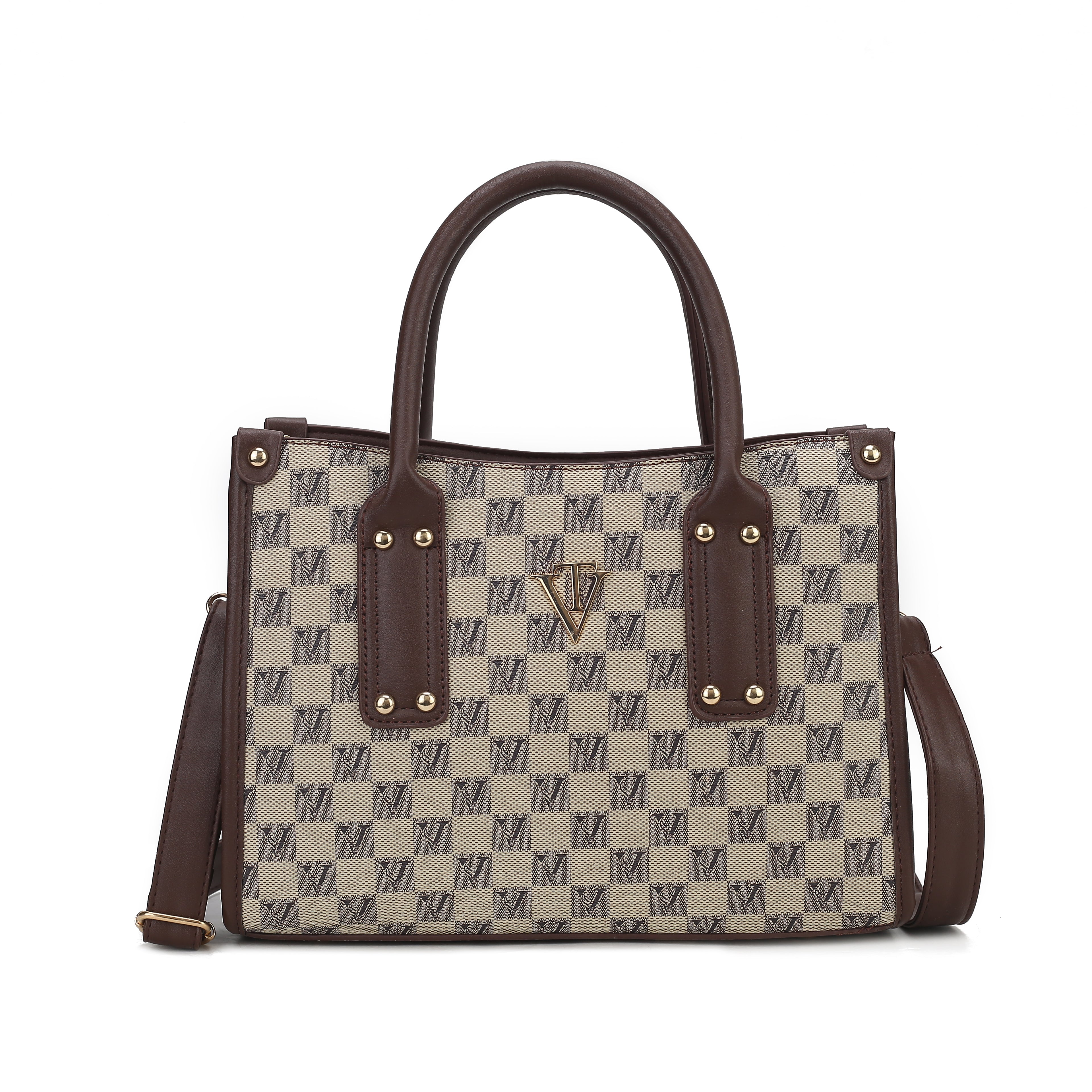 Checker essence Medium Handbag