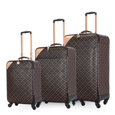 Brown Luxury Designer Traveling Set of 3