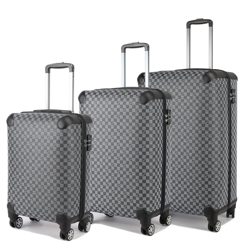 Black Monogram Traveling Set of 3