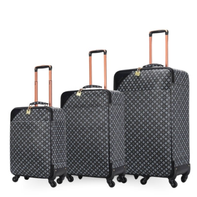 Black Luxury Designer Traveling Set of 3