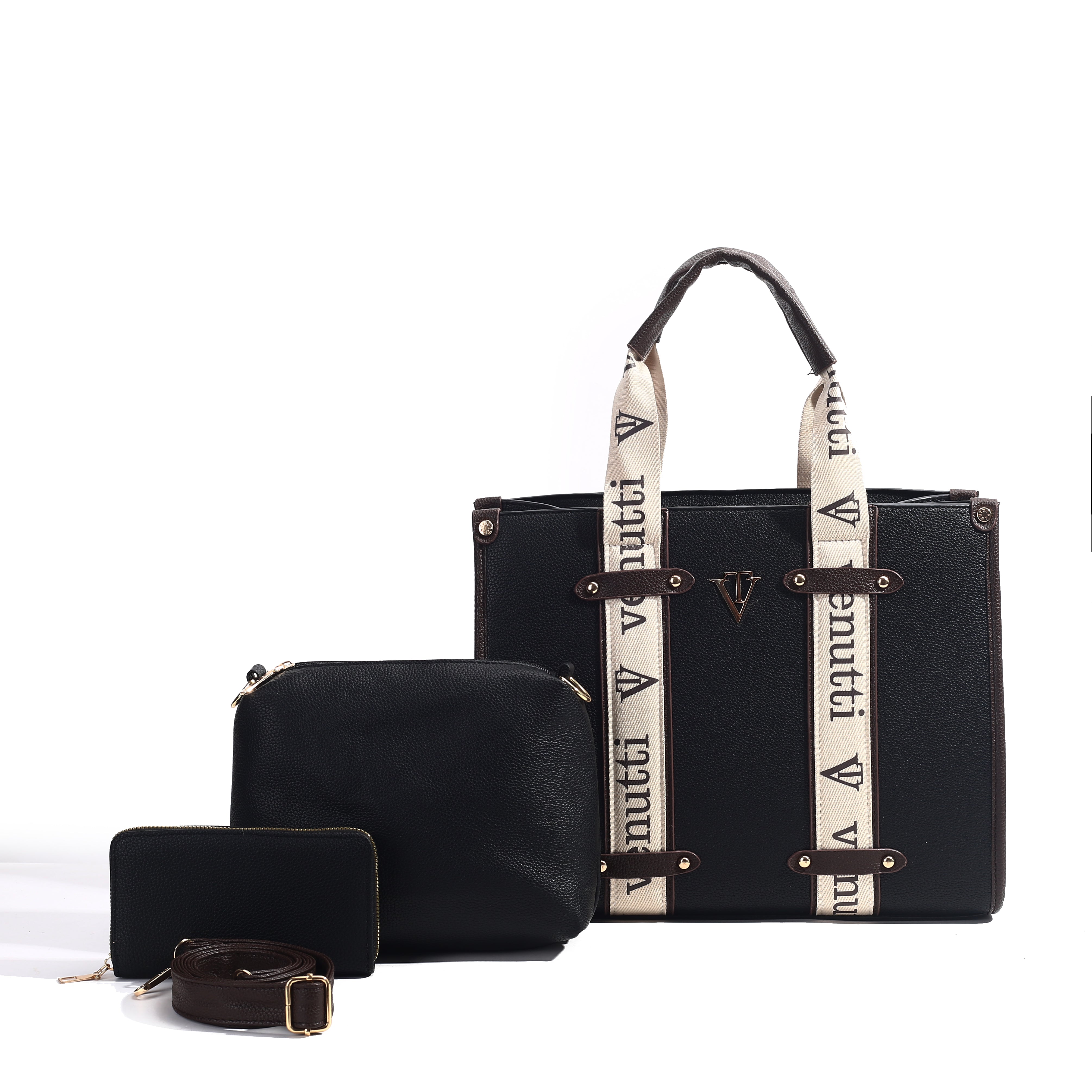 Structured Trio Tote Set – 3-Piece Set