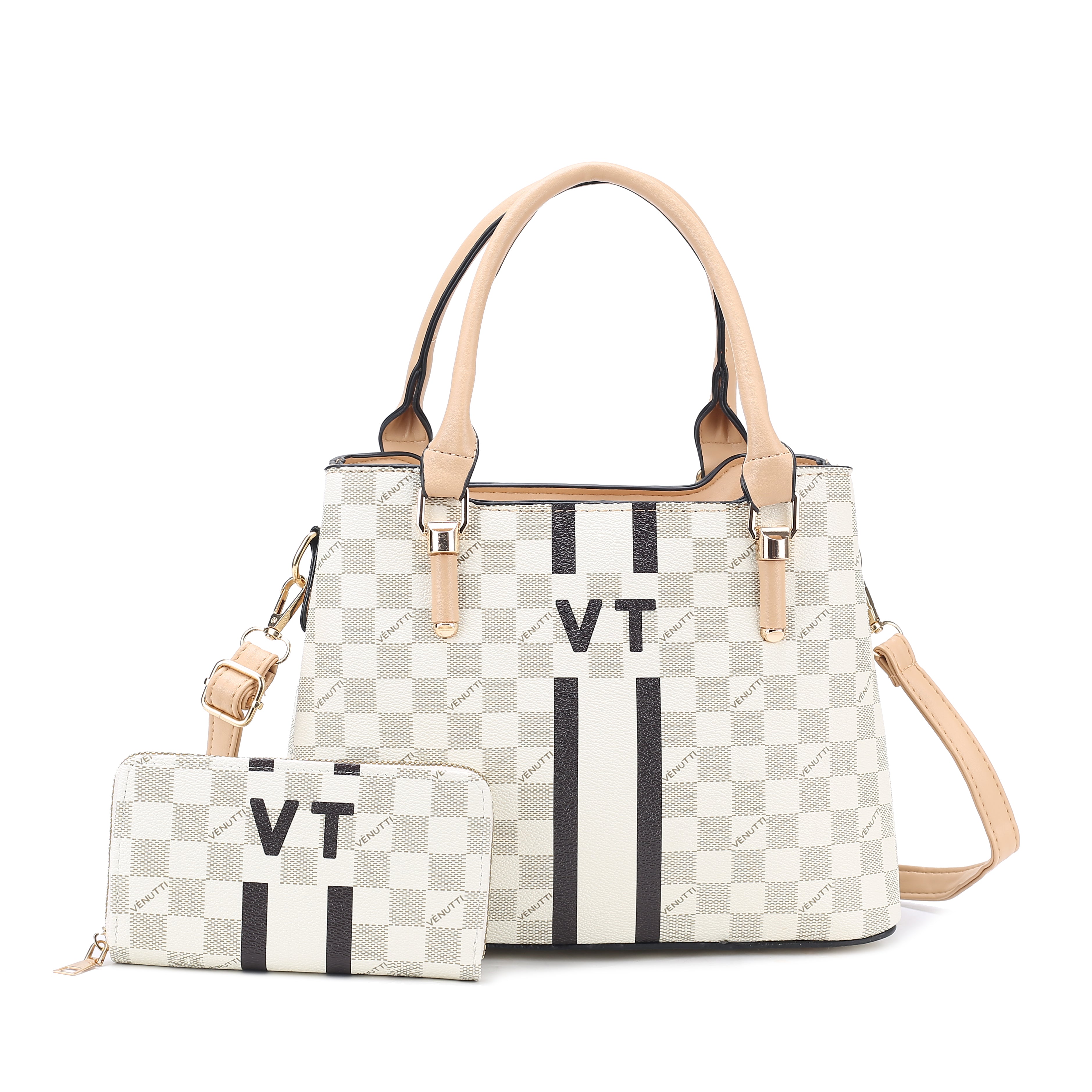 Checker Monogram Handbag with Wallet