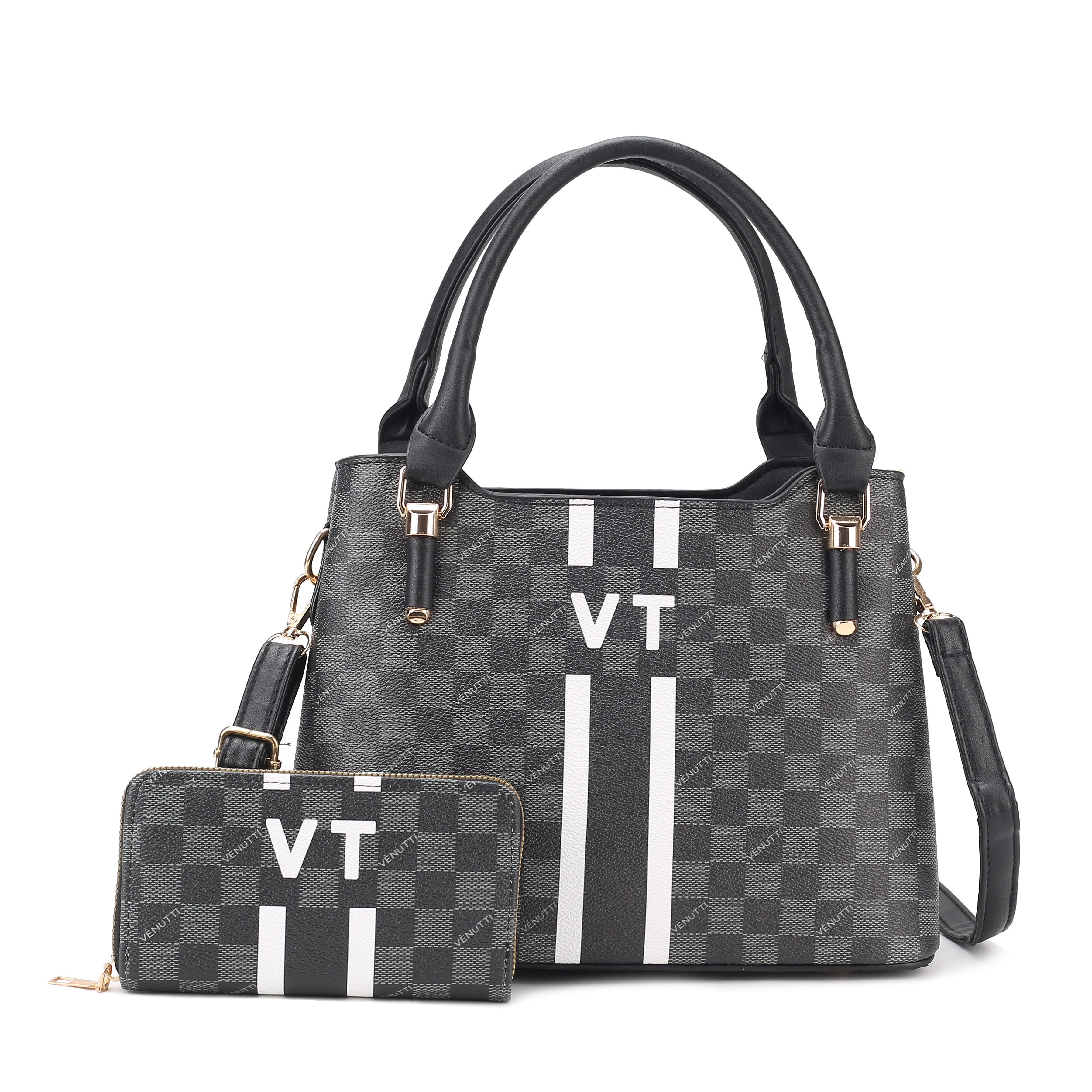 Checker Monogram Handbag with Wallet