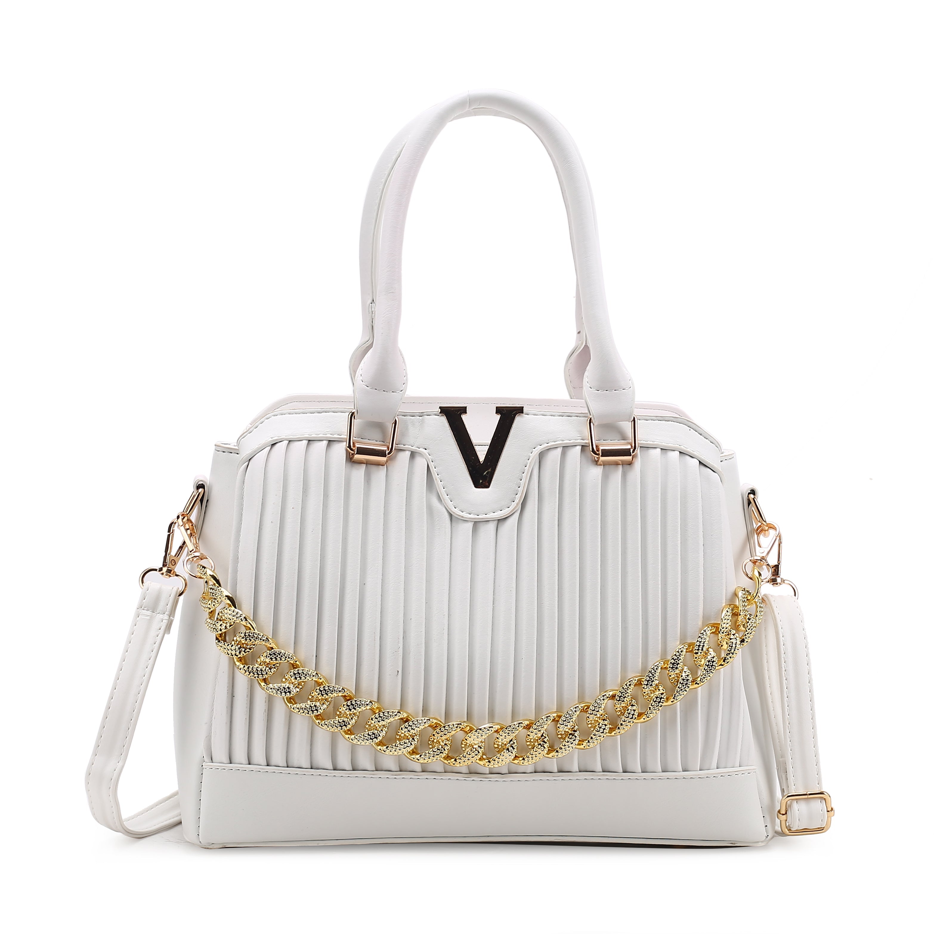 Dazzling Pleated Handbag