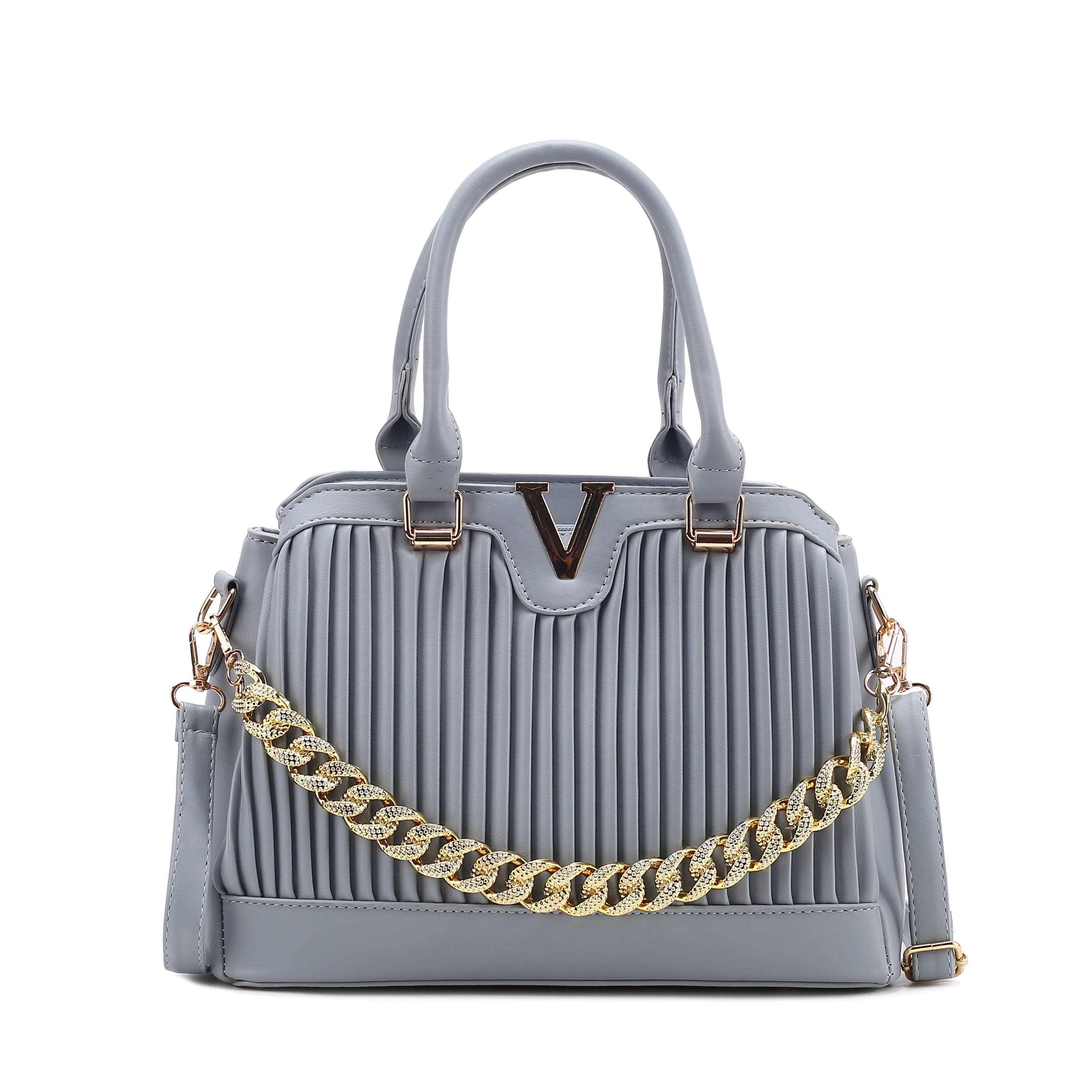 Dazzling Pleated Handbag
