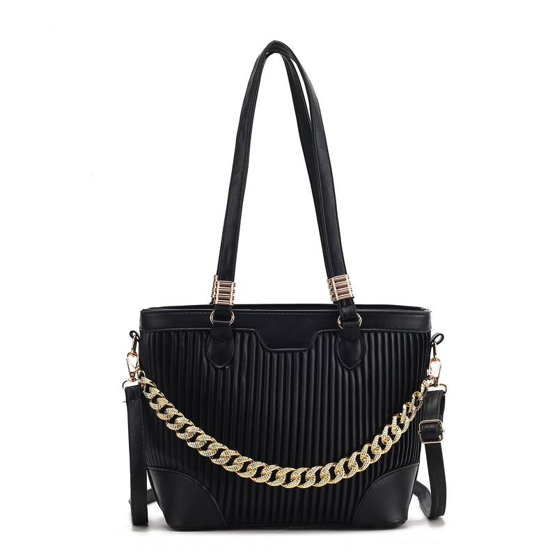 Stylish Pleated Tote Bag