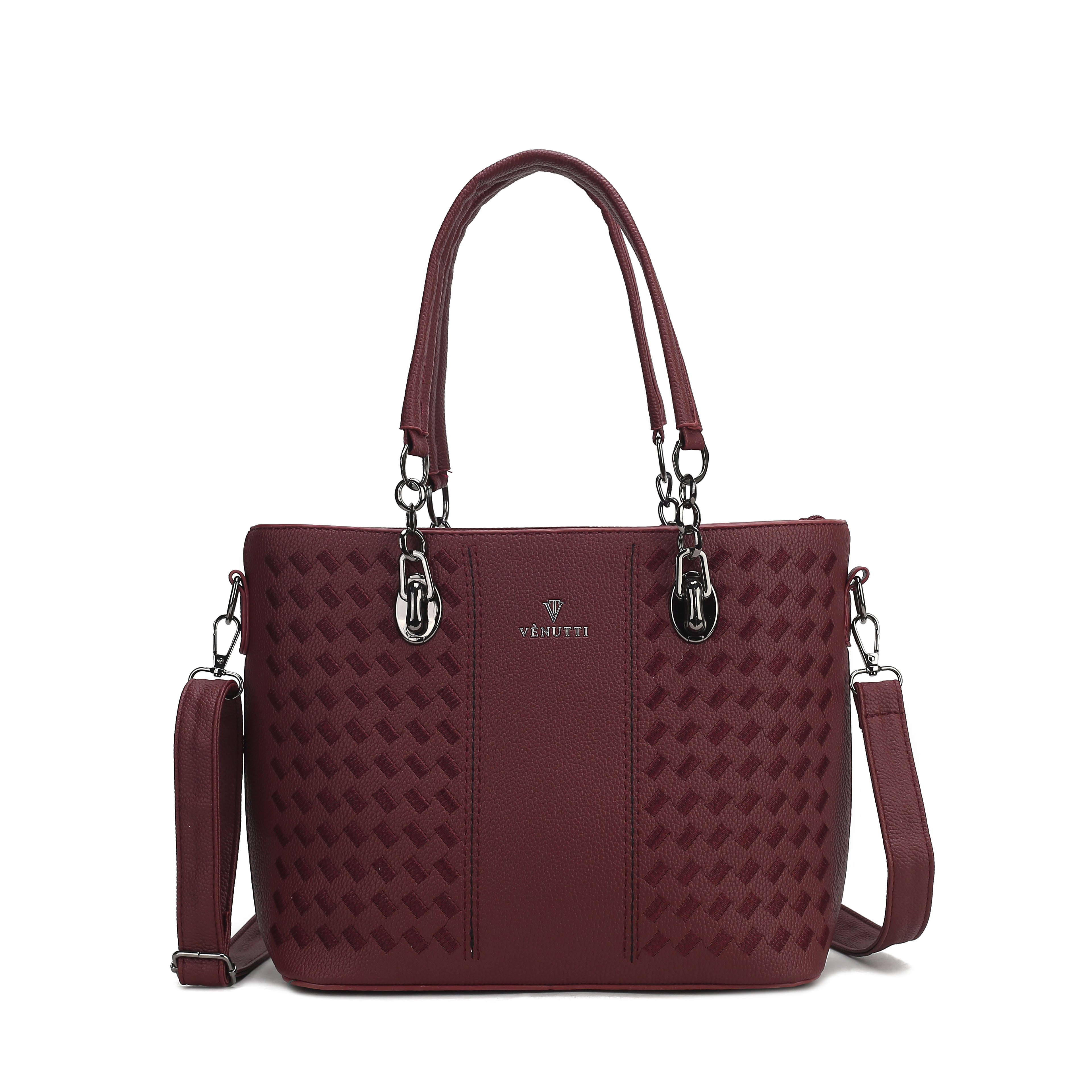 Burgundy Grace Tote