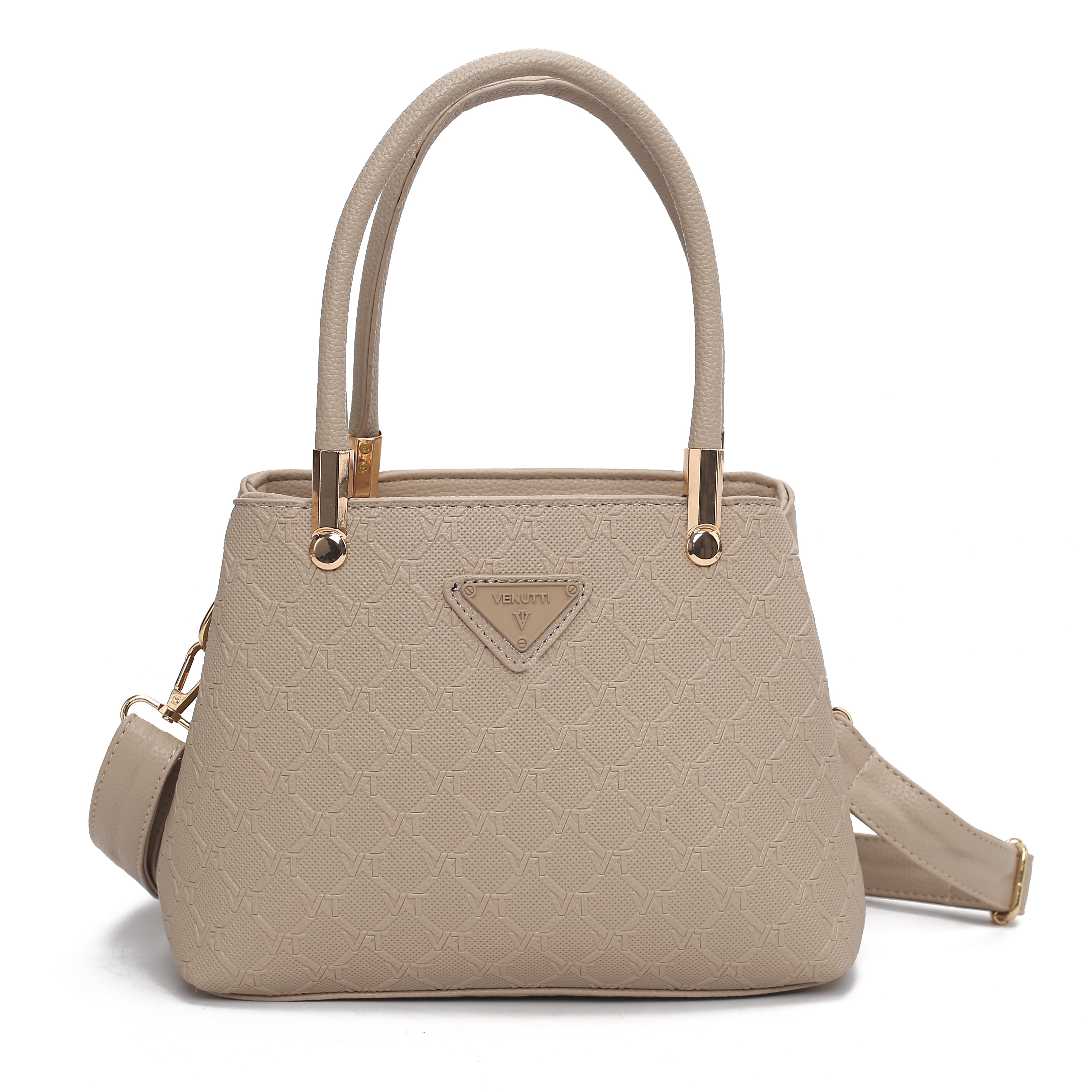 DOUBLE COMPARTMENT HEXAGON BAG