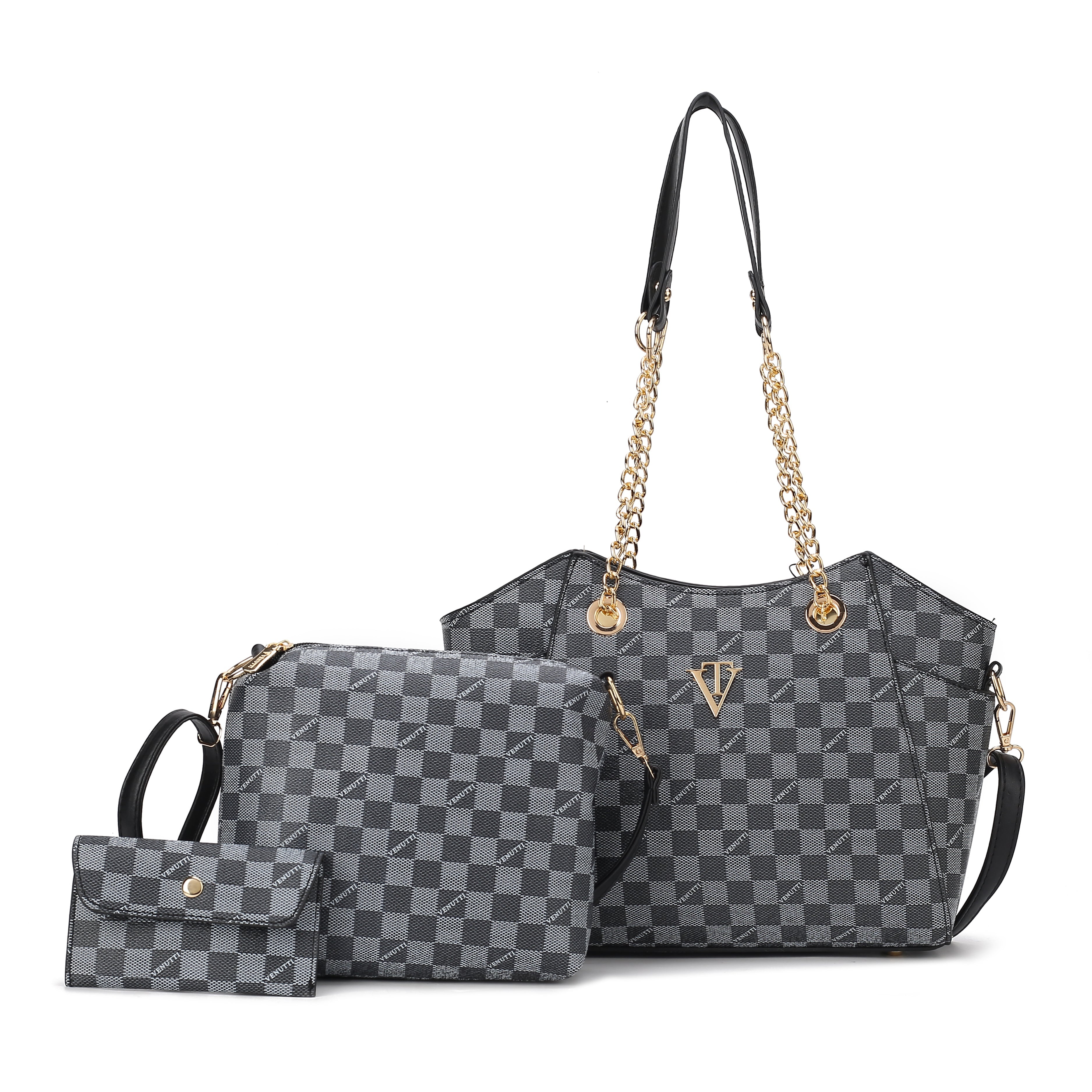 Checker Charm 3pcs Combo Bag