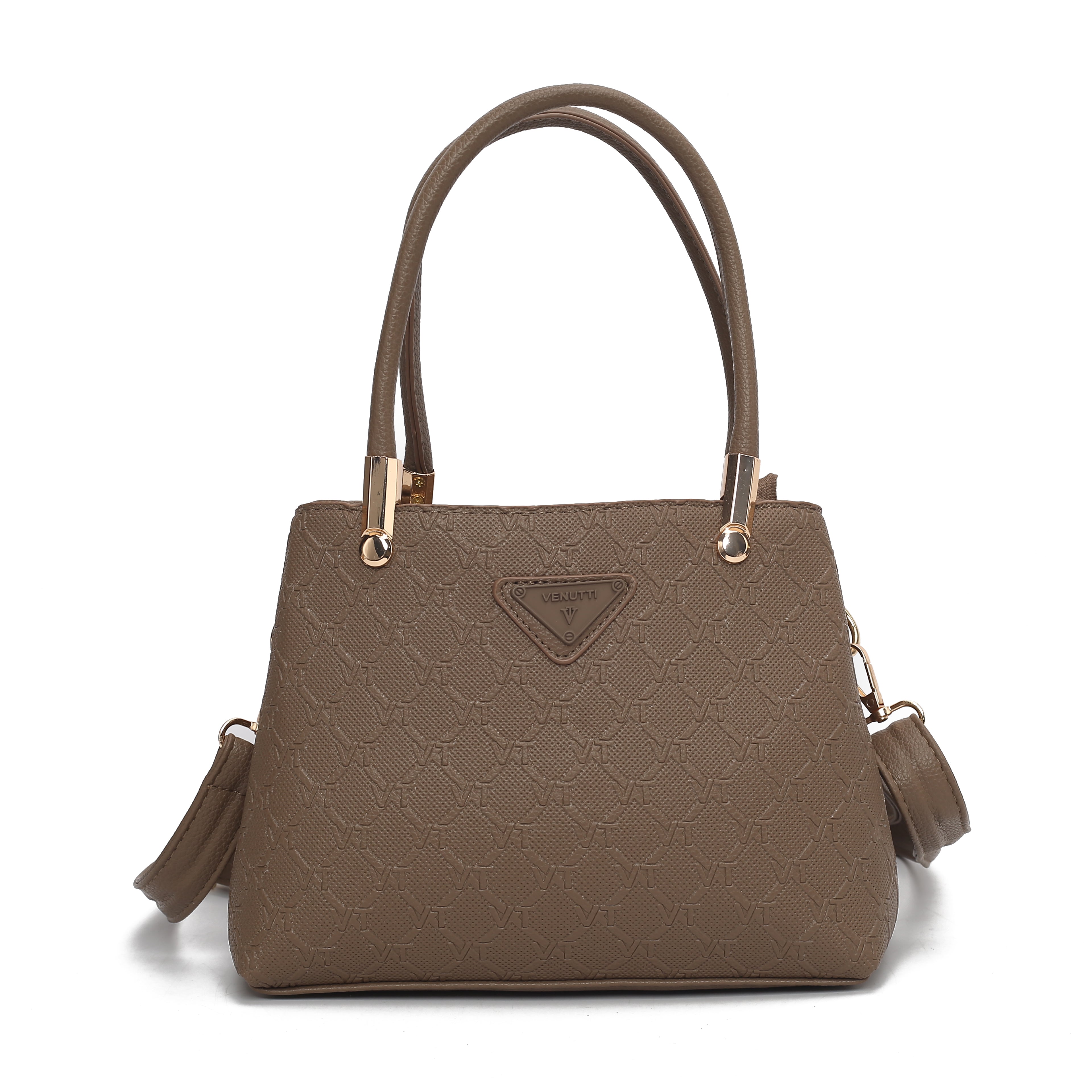 DOUBLE COMPARTMENT HEXAGON BAG