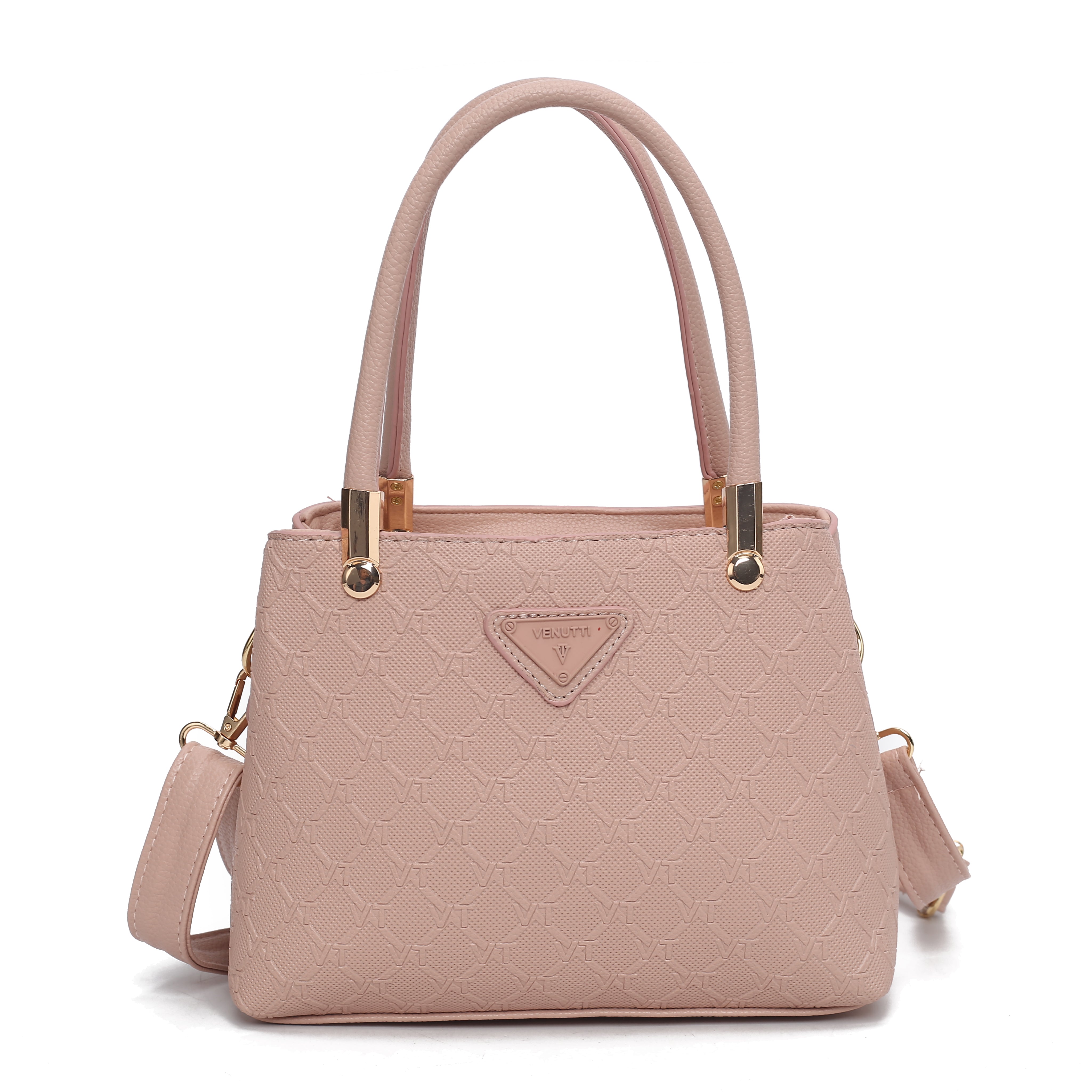 DOUBLE COMPARTMENT HEXAGON BAG