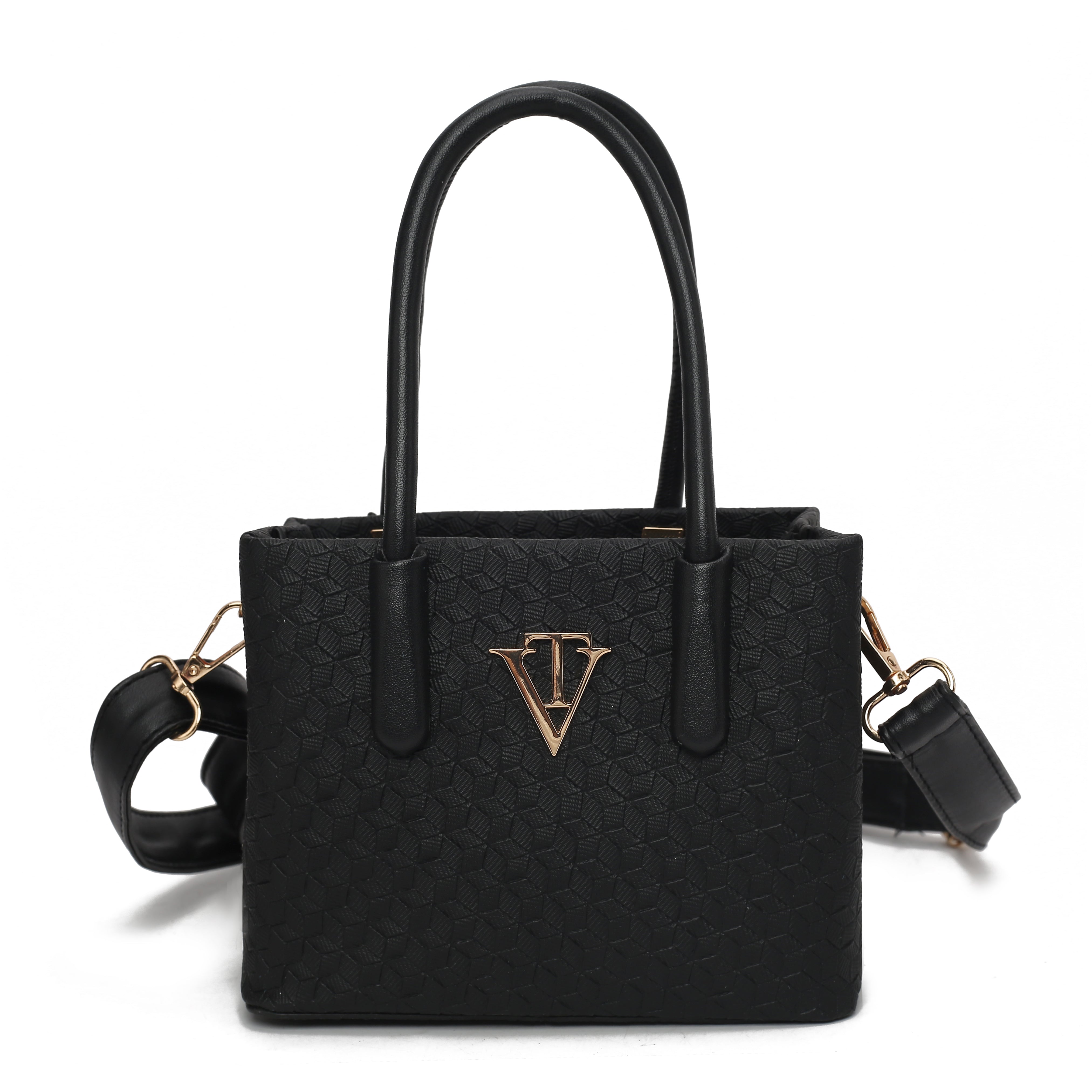 SMALL SQUARE EMBOSSED BAG