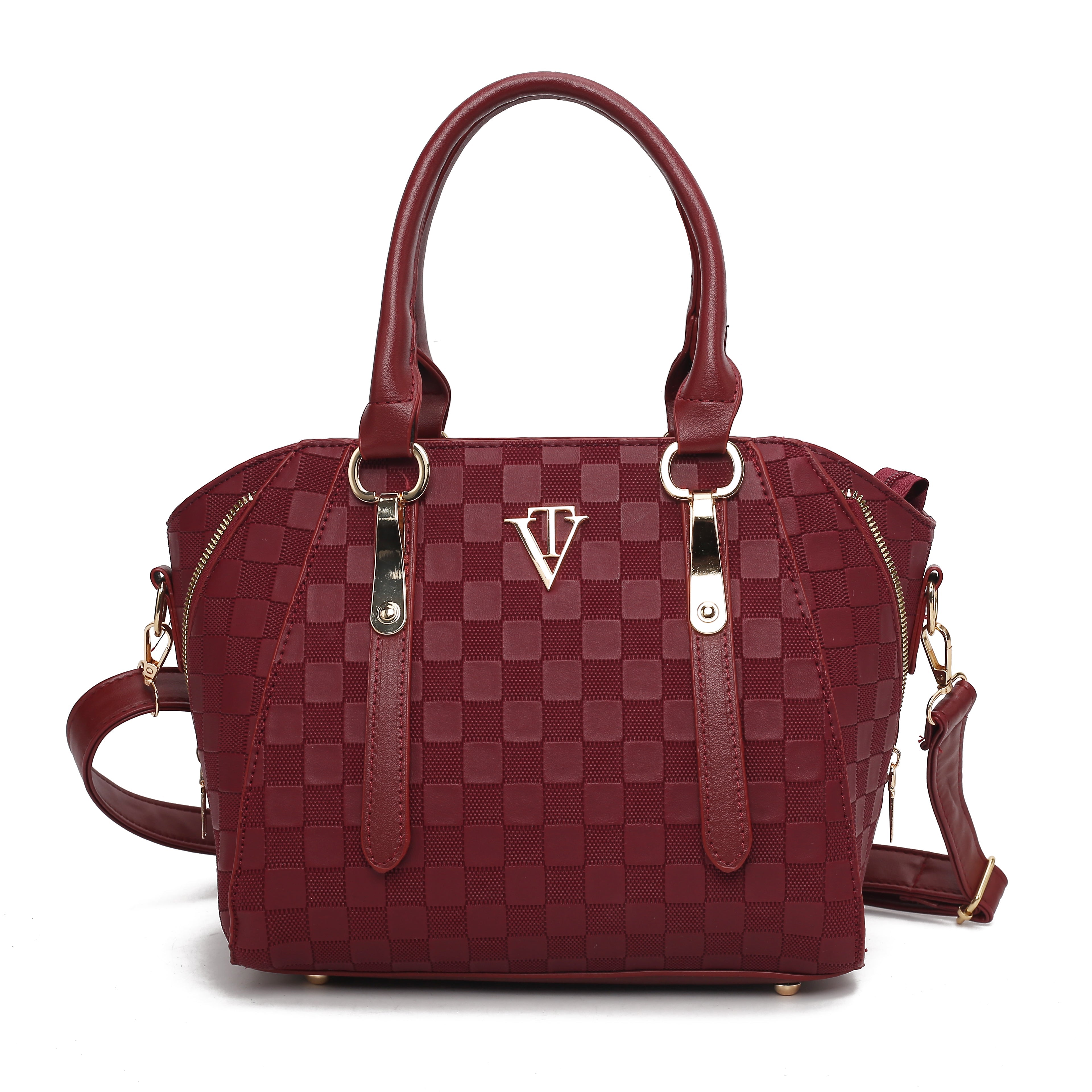 Elegent Classic Checker Embossed Bag