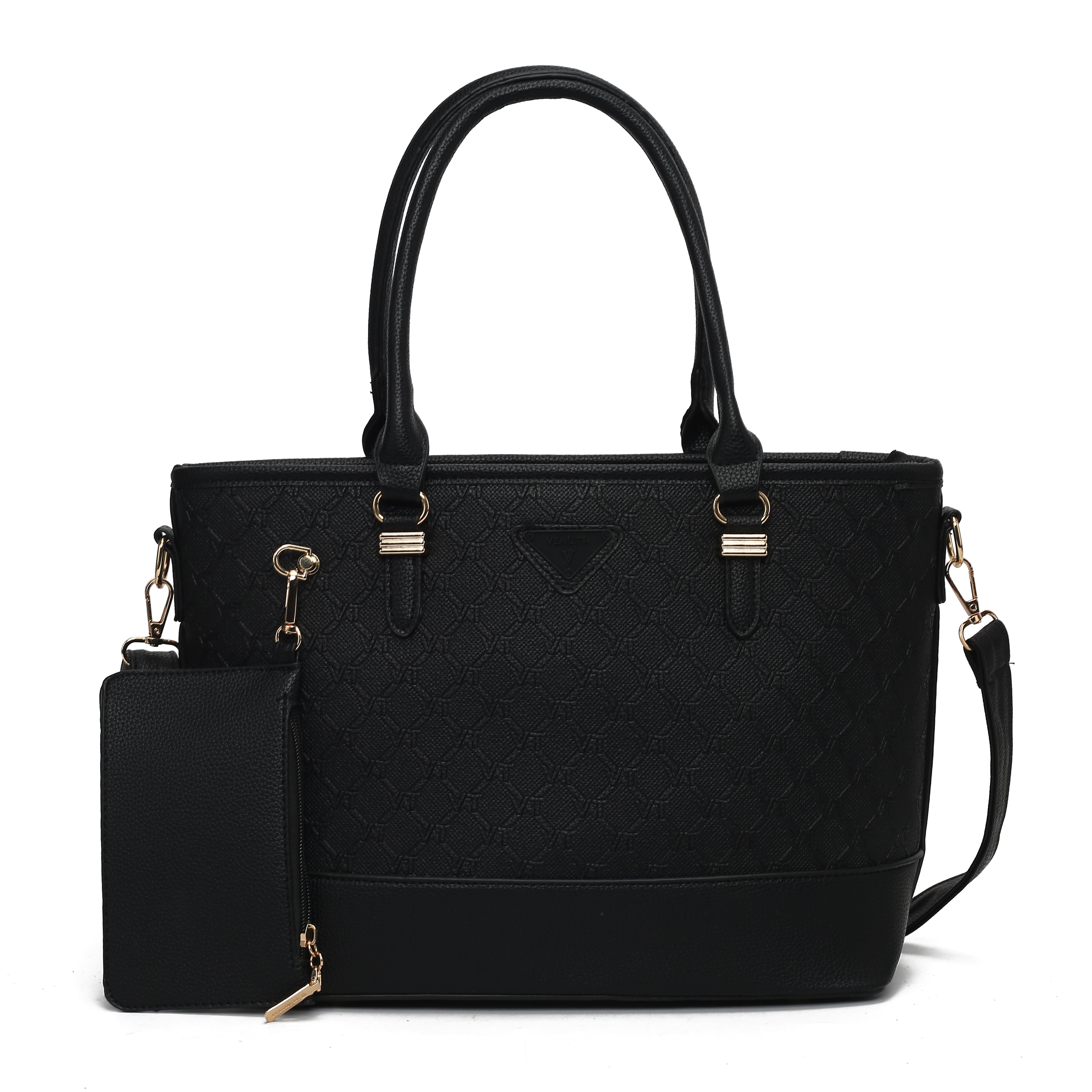 HEXAGON EMBOSSED STYLISH HANDBAG