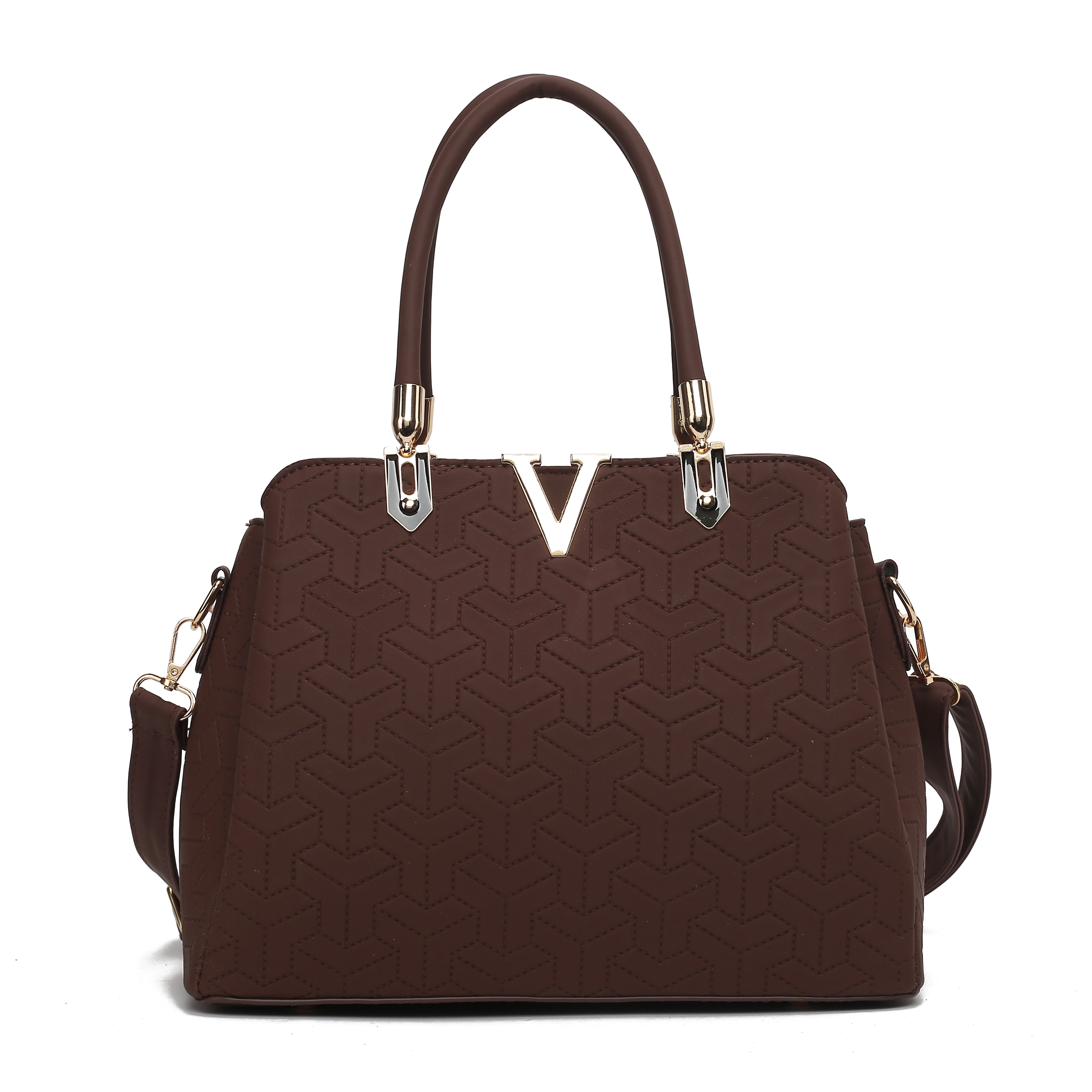 V TRI COMPARTMENT TRIYARD HANDBAG