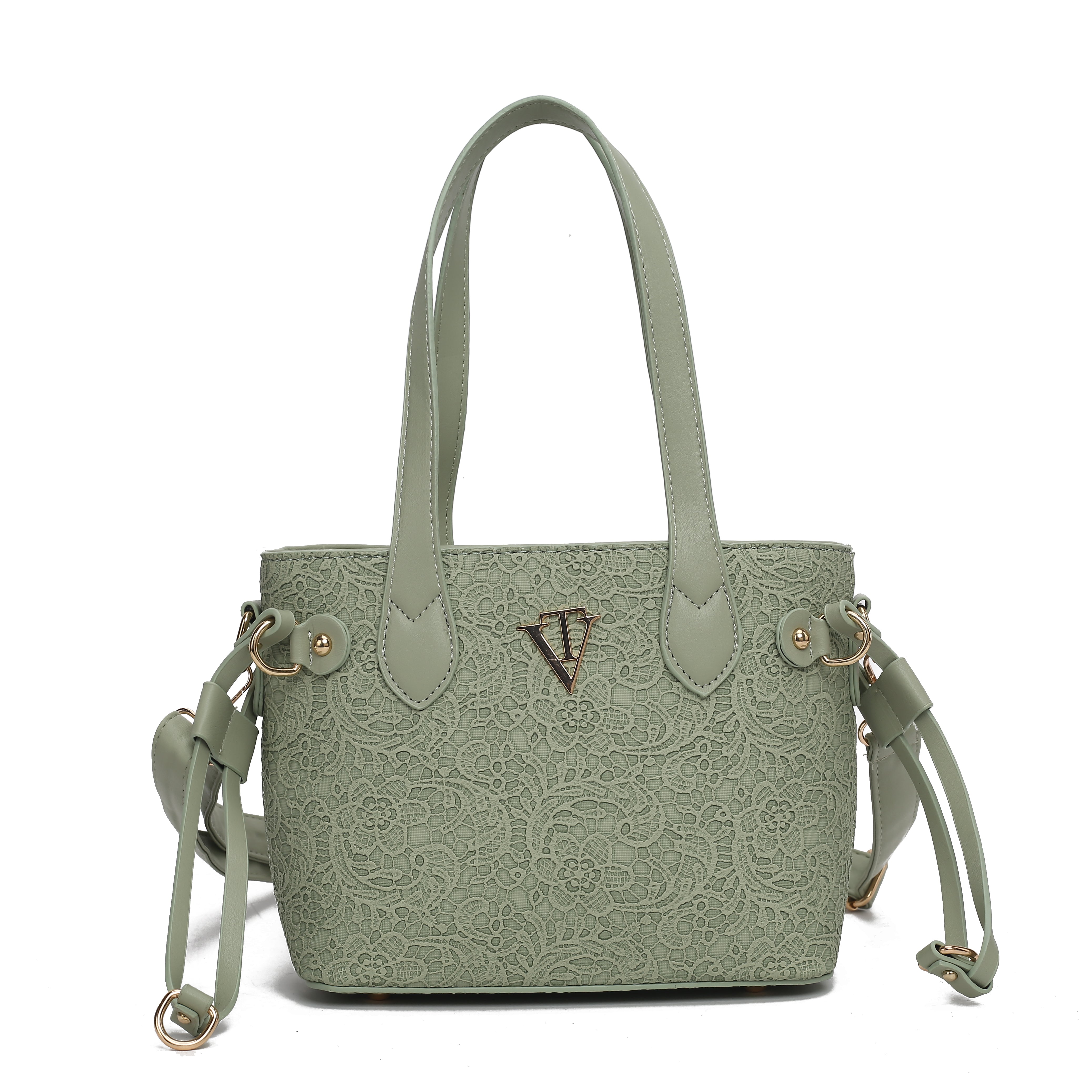 SMALL PASTEL LACE FLOW TOTEBAG