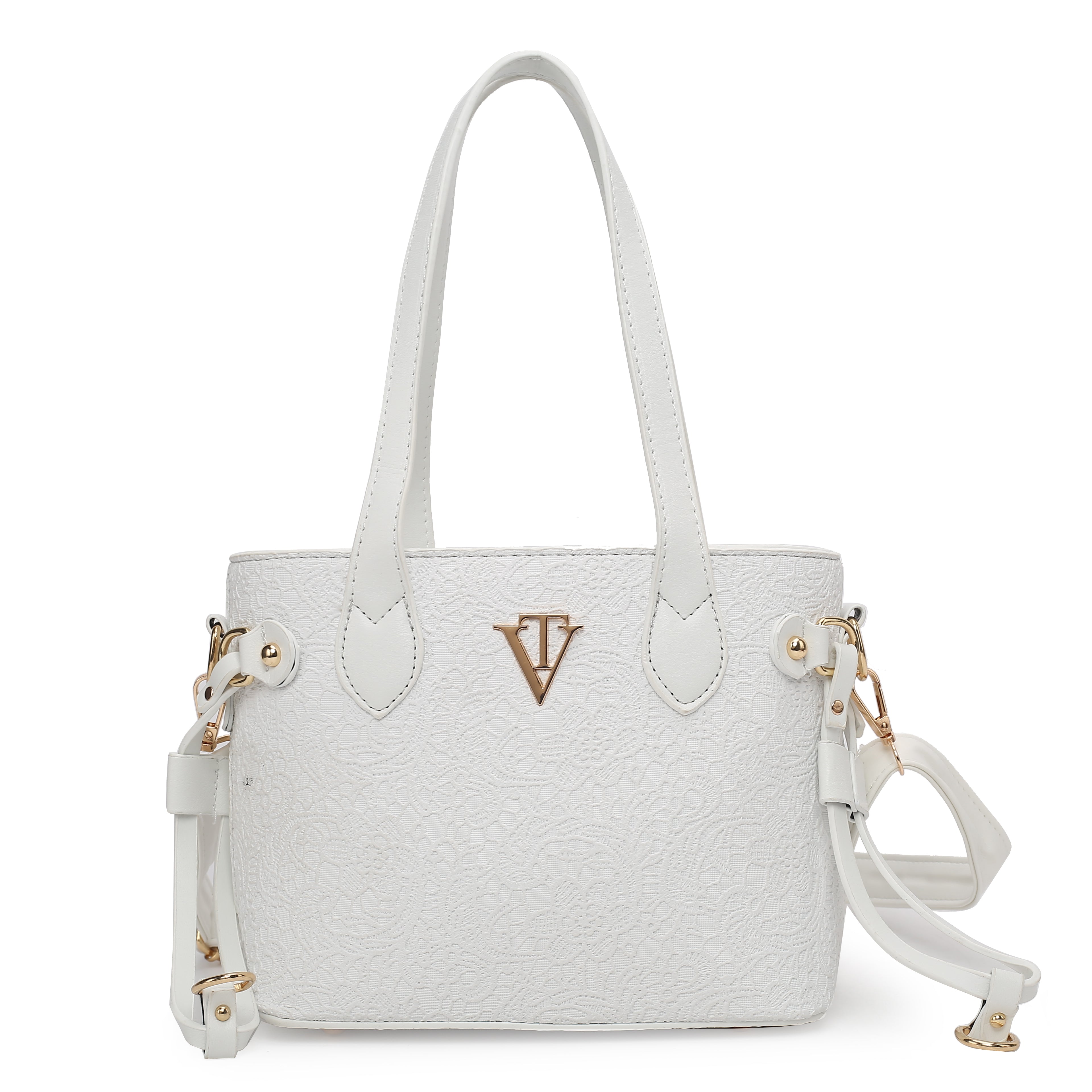 SMALL PASTEL LACE FLOW TOTEBAG